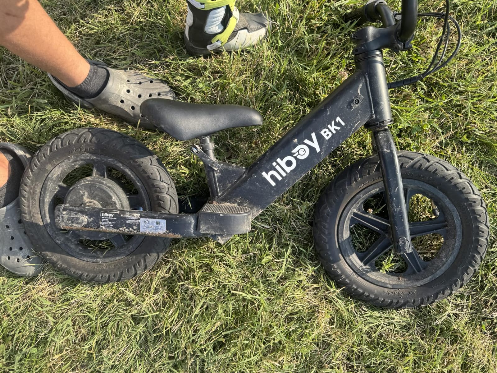 Hiboy BK1 Kids Electric Balance Bike, Ages 3-5, 12-Inch Tires, UL 2272 customer photo 2