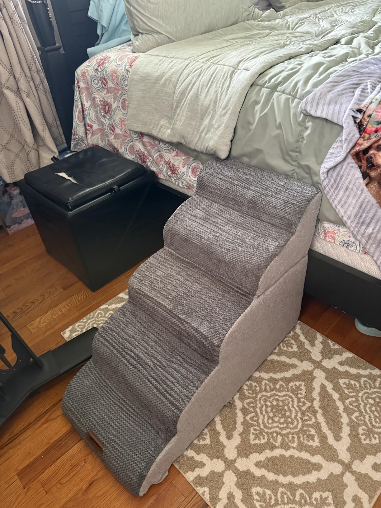 ZOMISIA Dog Stairs Ramp for High Beds Up to 25