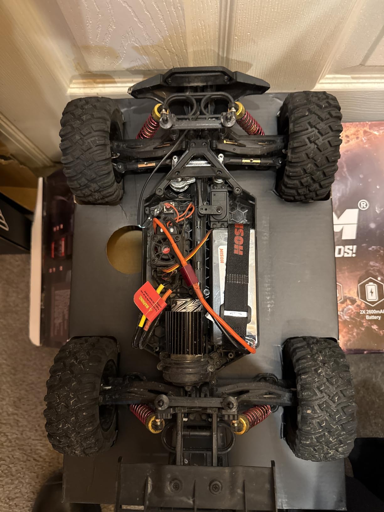 Hosim 1/10 Off Road RC Cars Fast 68KM/H, RTR Brushless RC Car for Adults | High Speed Monster Truck Hobby Remote Control Car, Waterproof RC Truck 4x4 All Terrain Buggy Toy Gift for Boys Age 8+ customer photo 2