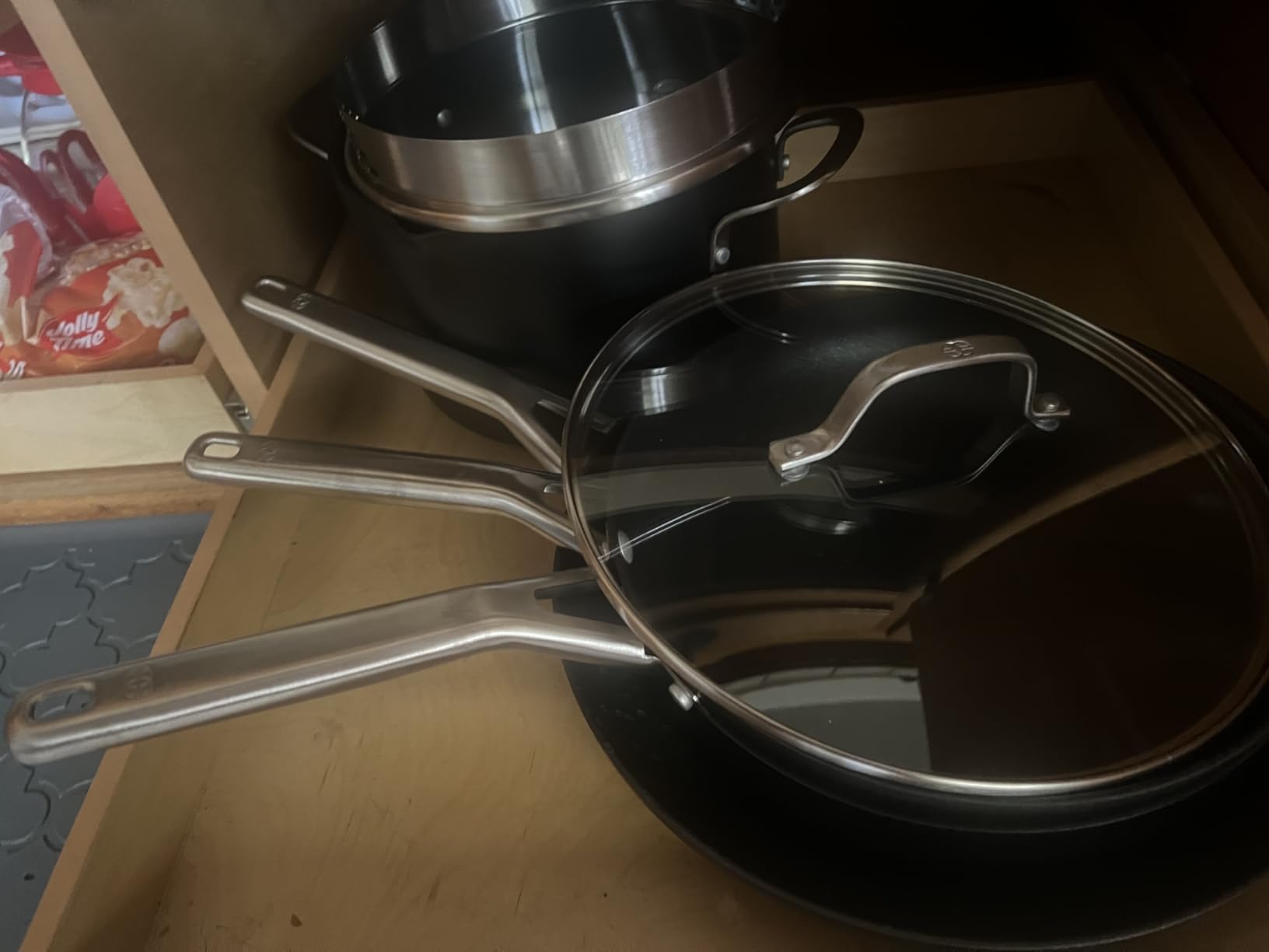 Calphalon Hard-Anodized Nonstick 10-Piece Cookware Set customer photo 2