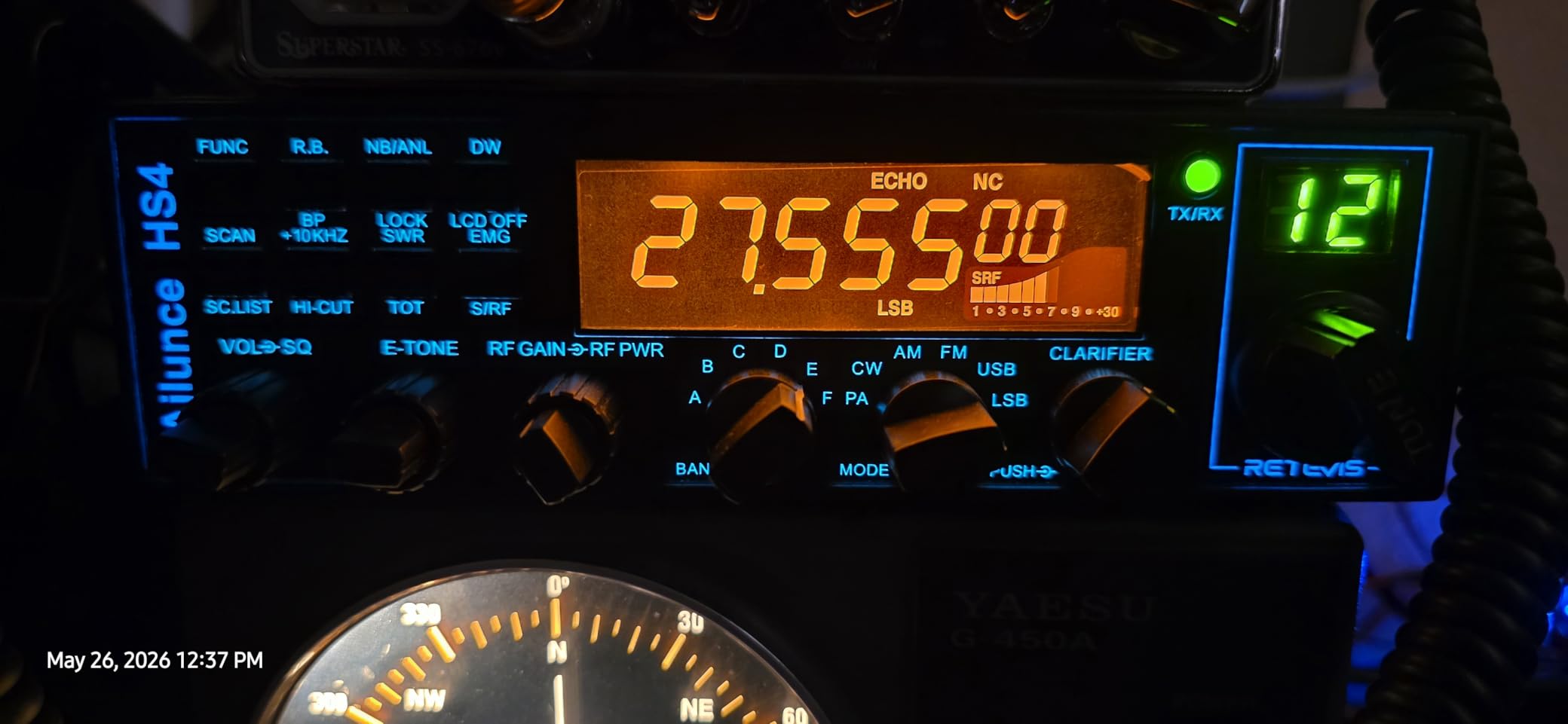 Retevis Ailunce HS4 10 Meter Radio, SSB CW AM FM PA Ham Radio Base Station | High Power Mobile Transceiver, Noise Reduction, SWR Protection, ASQ, Long Range Amateur Mobile Radio for Contest, Truck, Shack customer photo 1