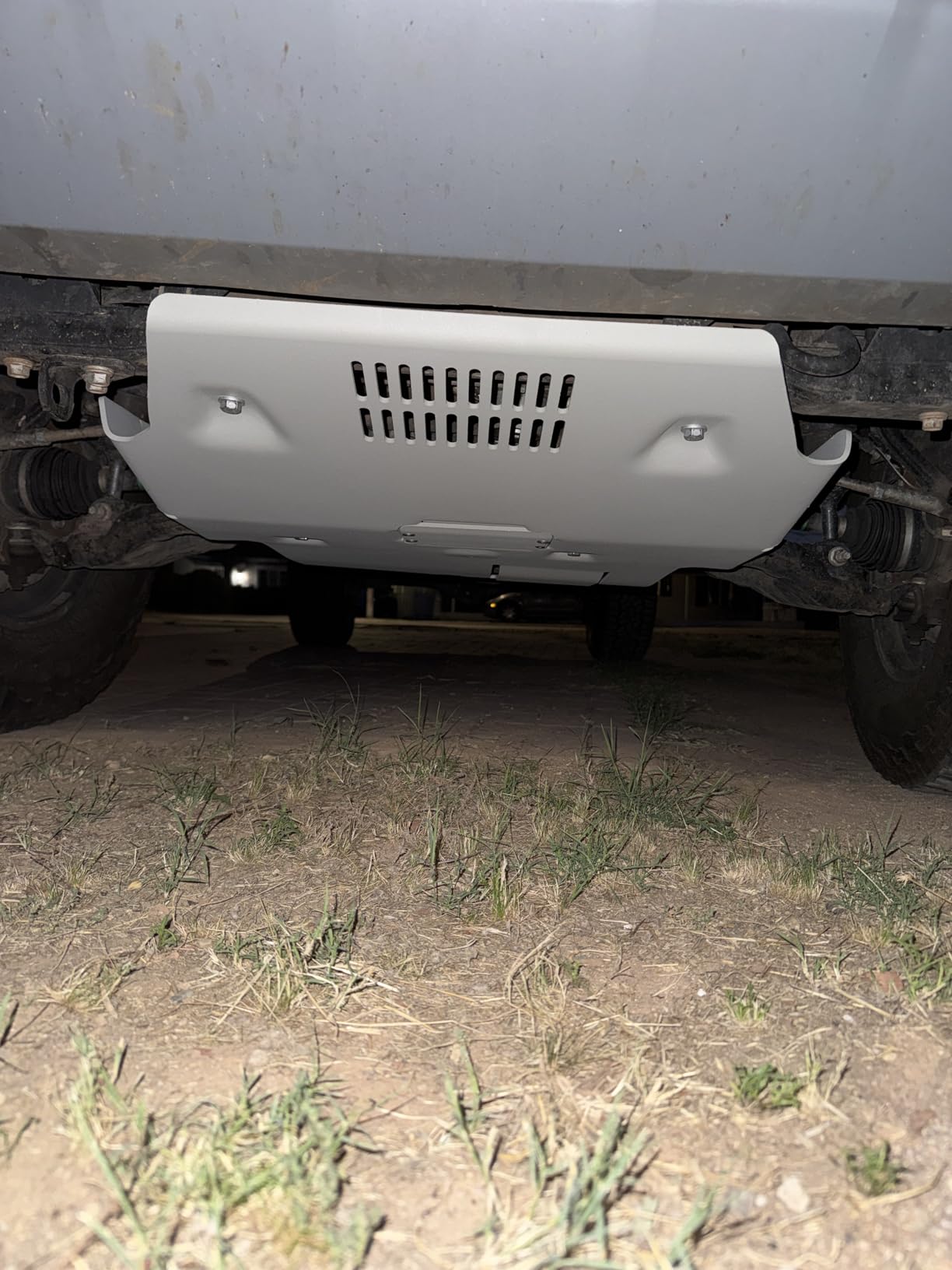 ECOTRIC Skid Plate Protection Compatible with 2016-2023 Tacoma | Replacement for PTR60-35190, PTR60-35160 Aluminum Powder Coated customer photo 2