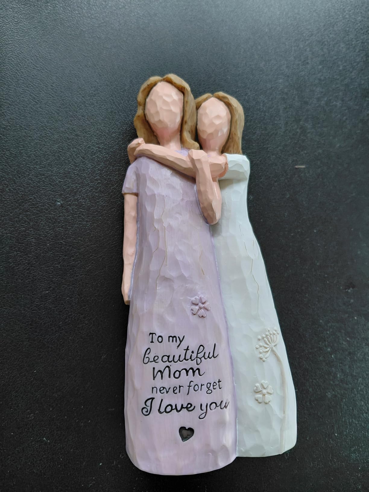 Mom Birthday Gifts from Daughter,Gifts for Mom Hand-Painted Figurines | Birthday Gifts for Mom,Mother of The Bride Gift,Christmas Mothers Day,Mother Daughter Statue customer photo 1