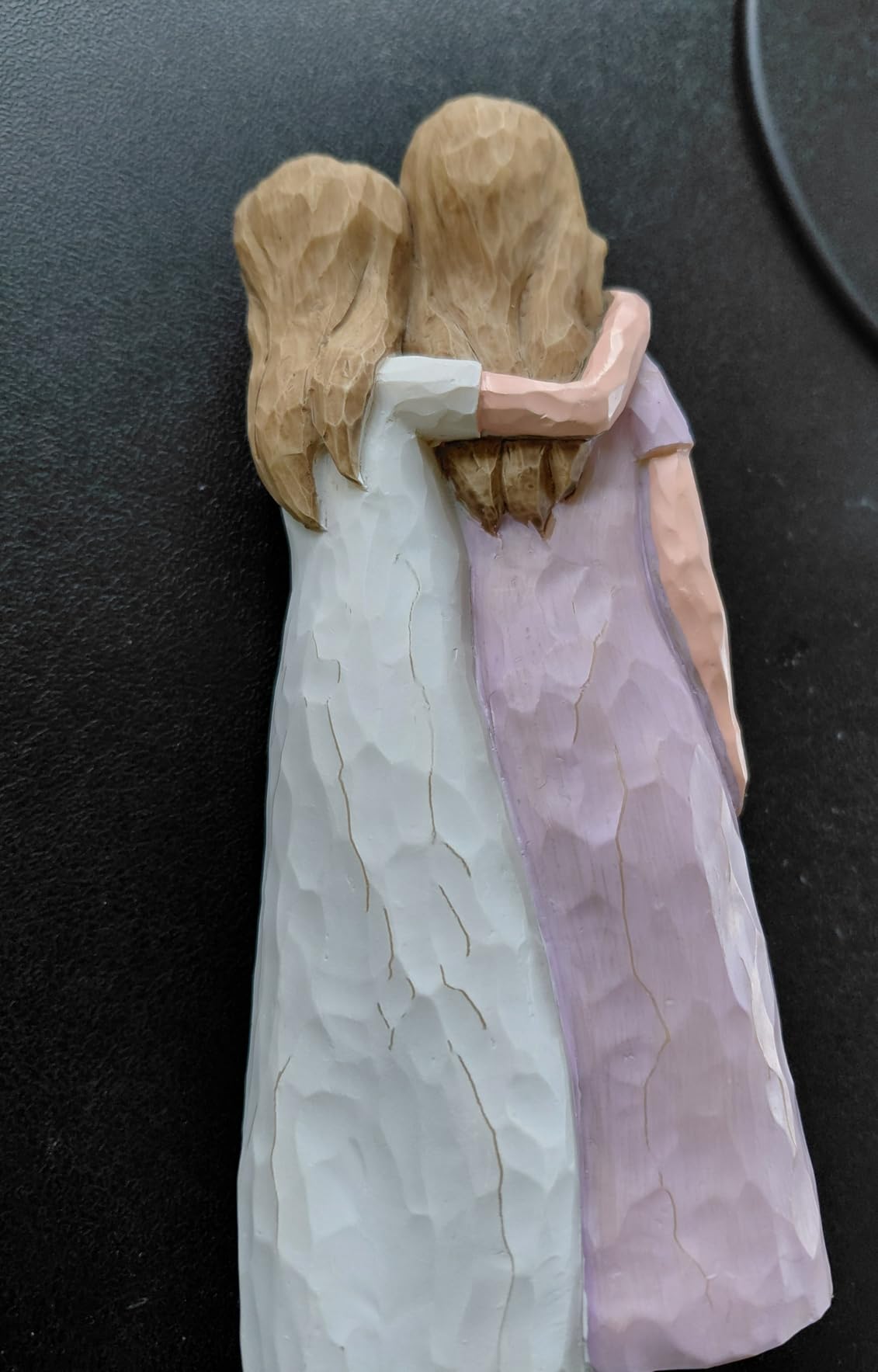 Mom Birthday Gifts from Daughter,Gifts for Mom Hand-Painted Figurines | Birthday Gifts for Mom,Mother of The Bride Gift,Christmas Mothers Day,Mother Daughter Statue customer photo 2