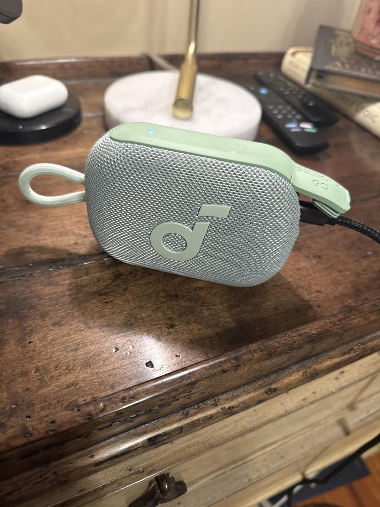 Soundcore Select 4 Go Bluetooth Shower Speaker by Anker, IP67, 20H Playtime, Floatable, Dustproof, Ultra-Portable Bluetooth Speaker, Powerful Sound, Ideal for Outdoors/Home/Travel customer photo 1