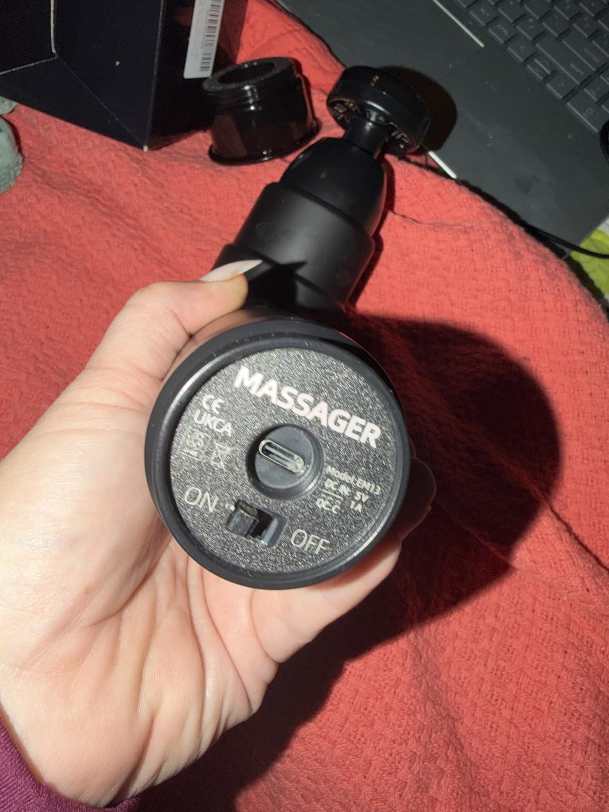 Massage Gun with Heat Massager Deep Tissue Muscle Massager Gifts for Men | Back Massager for Pain Relief Percussion Handheld Massager FSA Eligible HSA Birthday Gifts for Him Silent Carrying case customer photo 2