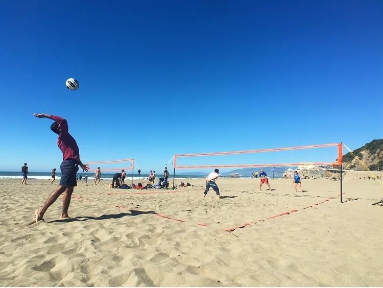 Park & Sun Sports Spectrum Classic: Adjustable Professional Outdoor Volleyball Net System customer photo 2
