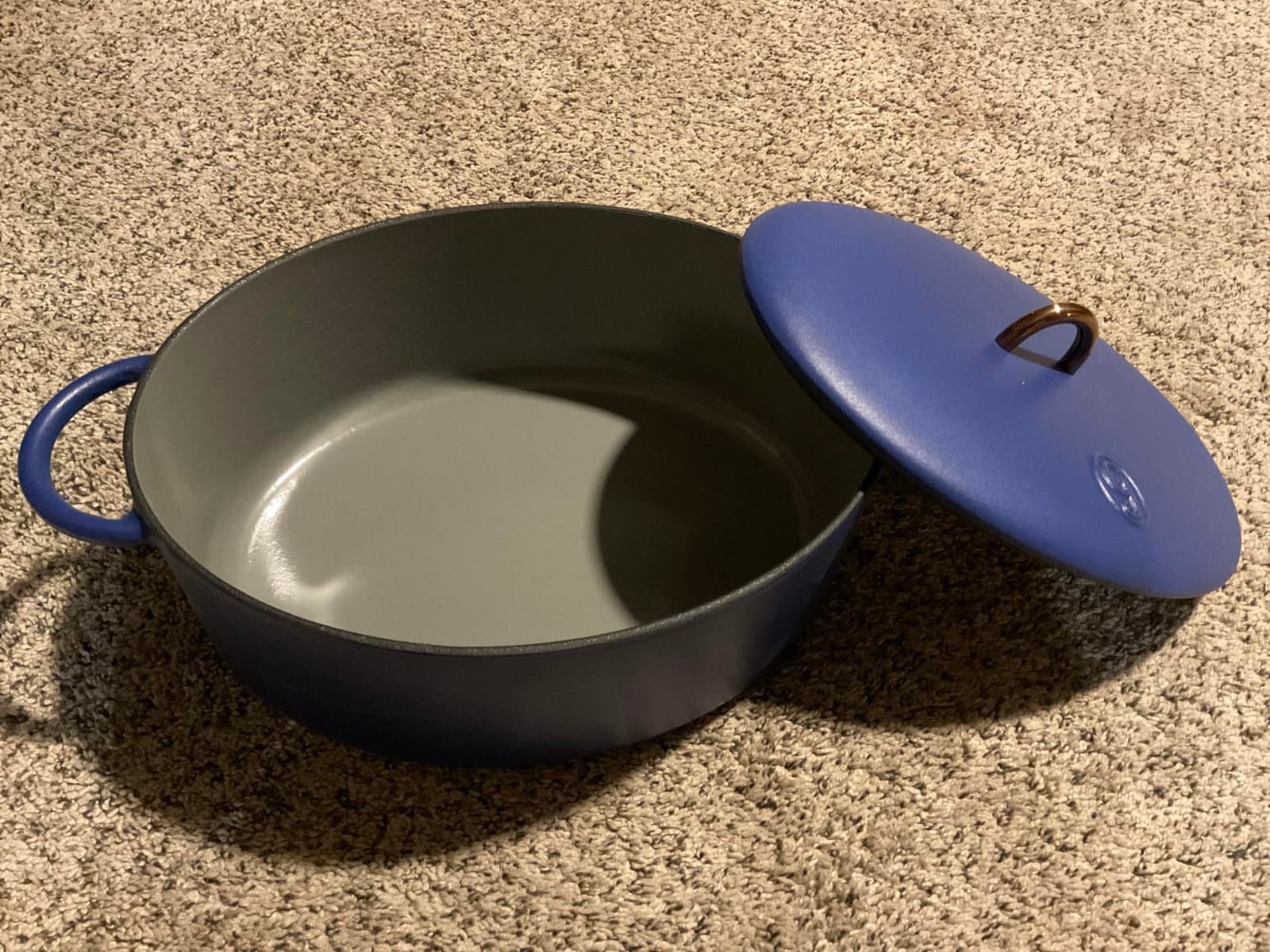 Great Jones 6.75 Quart Enameled Cast Iron Dutch Oven Pot w/Lid (Broccoli) | Large Dutch Oven For Bread Baking, Oval with Dual Handles, All Stovetop Safe up to 500°, Non Stick & Dishwasher Friendly customer photo 2