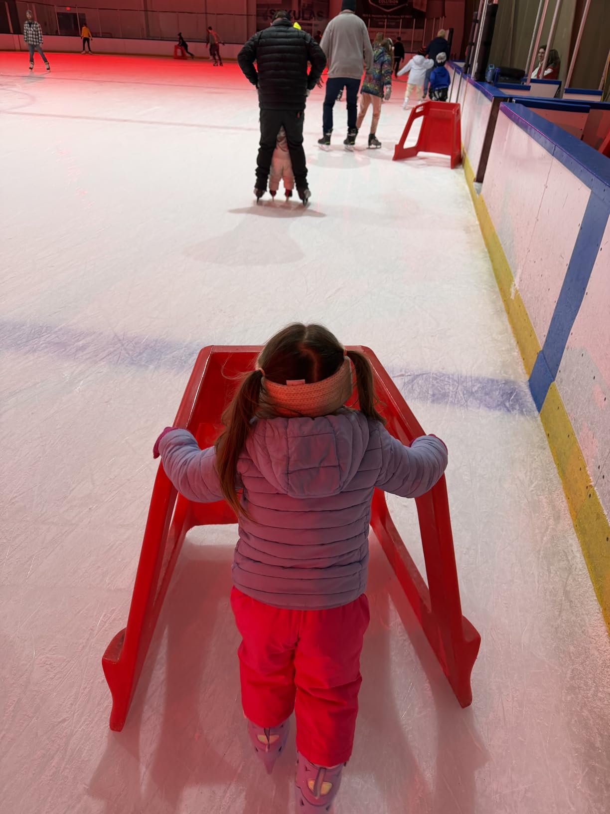 Nattork Adjustable Kids Ice Skates - 4 Size Adjustable Hockey Lace-Up Skates with Warm Plush Lining, Triple Safety Ankle Support, Stainless Steel Blades - Perfect for Boys and Girls Aged 3-12 customer photo 1