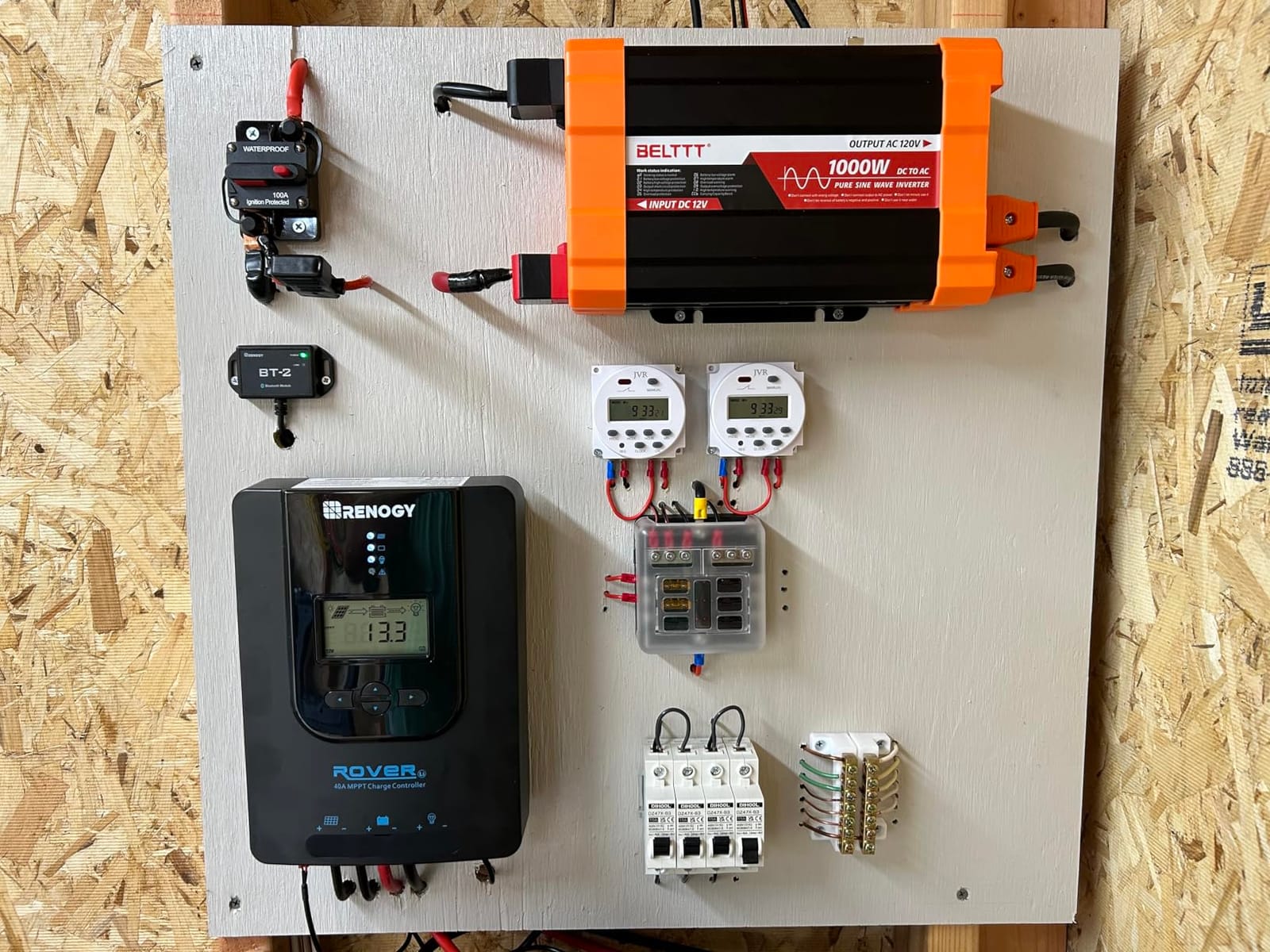 BELTTT 1000Watt Pure Sine Wave Inverter 12V DC to 120V AC, 2000W Peak | LCD Display, Dual AC Outlets, 5V 2.1A USB, Power Inverter for RV, Truck, Off-Grid Solar Inverter 12V to 110V Converter customer photo 2