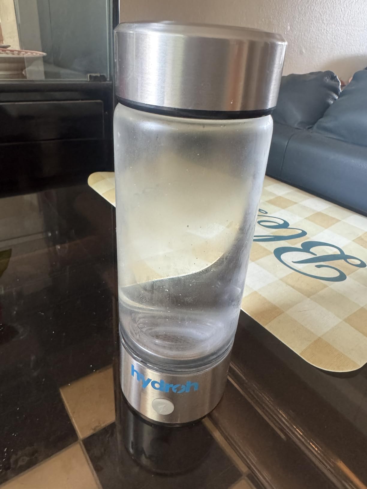 Hydroh Original Hydrogen Water Bottle 15oz, Portable Hydrogen Water Bottle 2024, Advanced Hydrogen Rich Water Maker with SPE/PEM for Home Office Fitness Travel Drinking customer photo 1