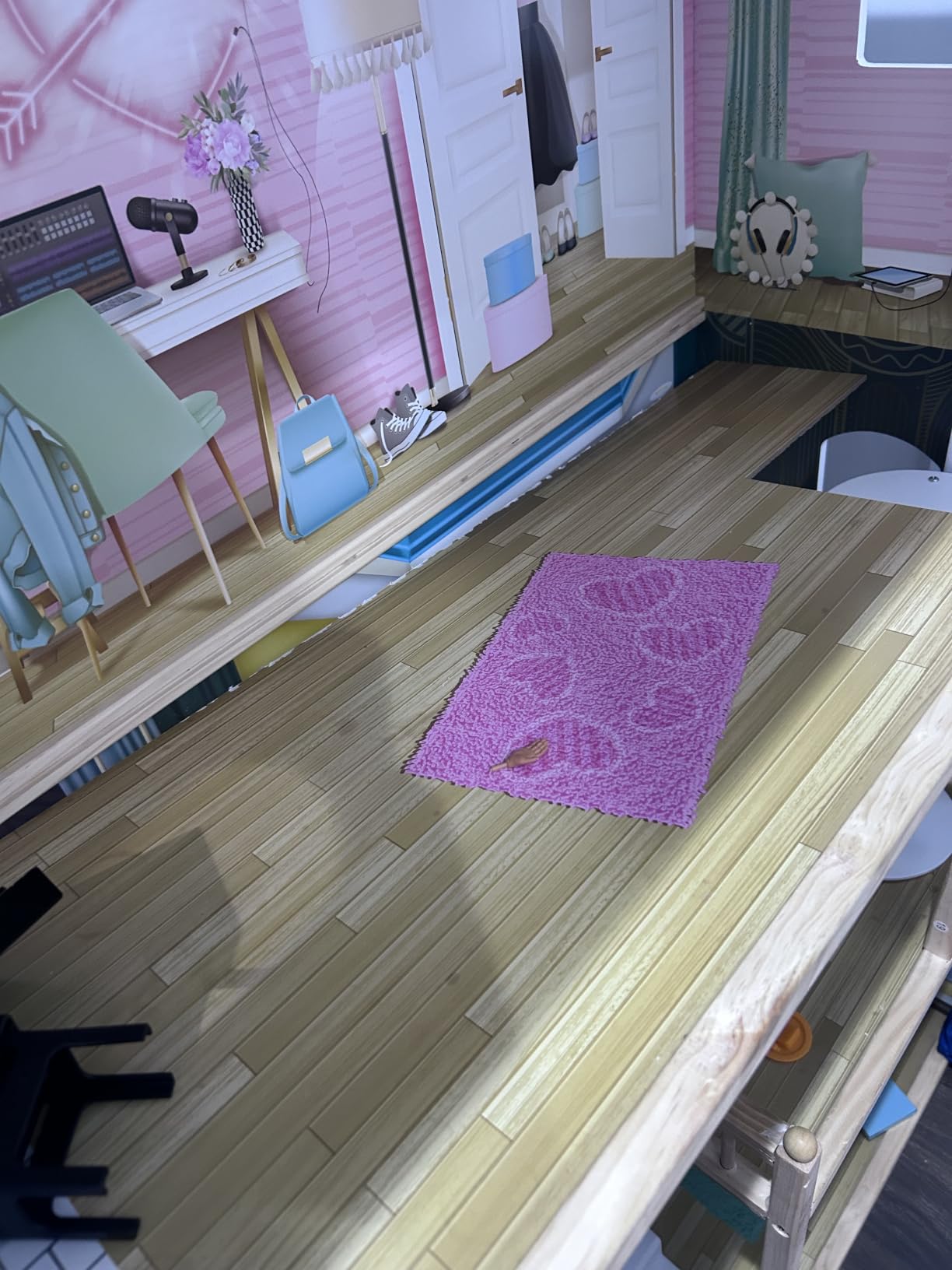 Delta Children Deluxe Maui Dollhouse - Large 4-Story Dollhouse with 12 Rooms Includes 50 Accessories - Working Elevator, Wave Slide, Lights/Sounds - Fits 12-inch Dolls - Pretend Play Gift for Ages 3+ customer photo 2
