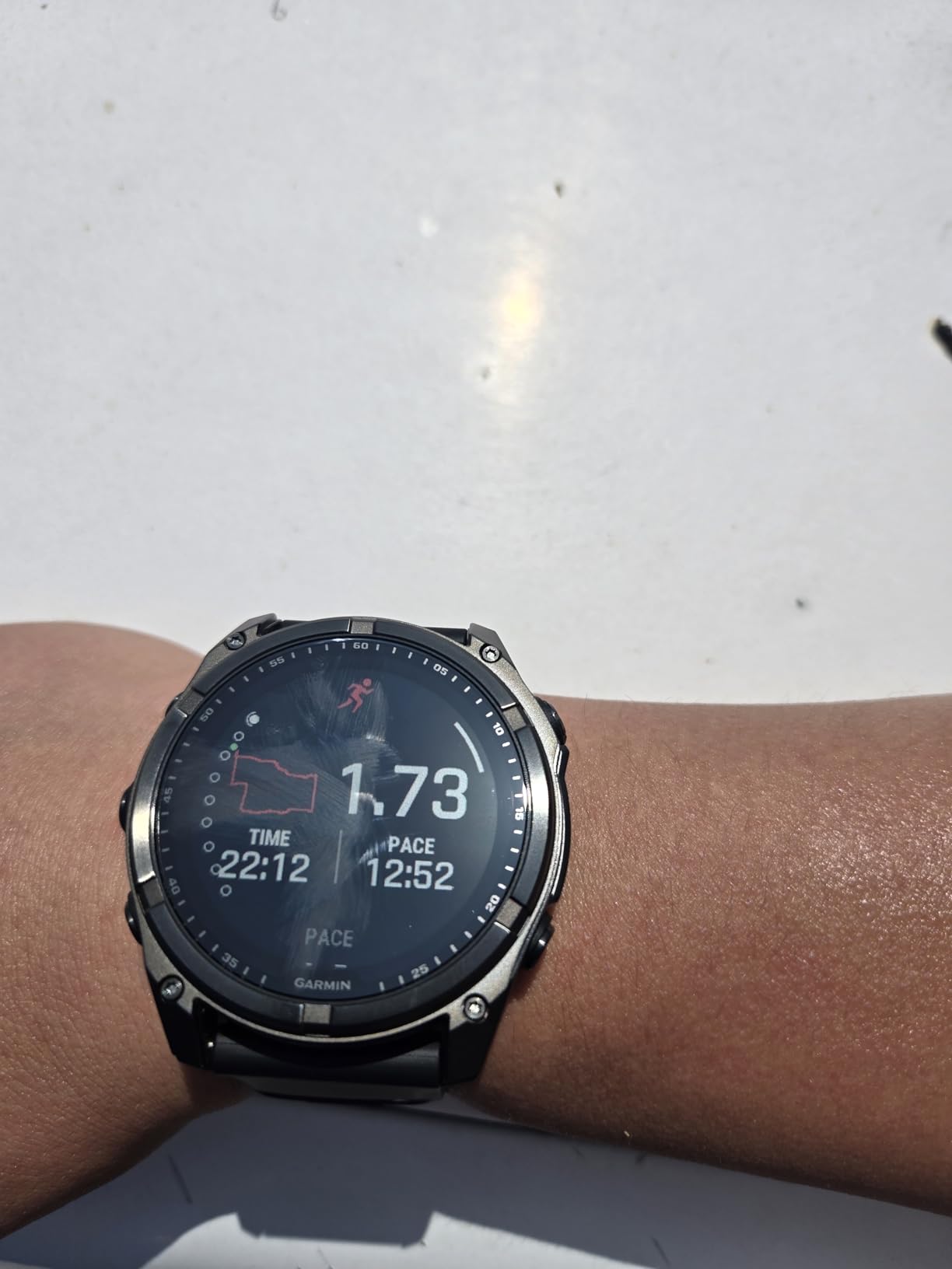 fēnix® 8 Solar, Sapphire, 51mm, DLC Titanium, Black/Pebble Gray | Larger-Sized Premium Multisport Smartwatch, Solar Charging, GPS, Built-In Flashlight, Dive-Rated customer photo 1
