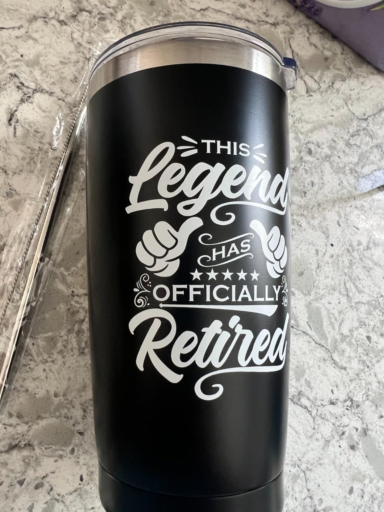 10 Pcs Retirement Gifts for Men 2026, This Legend Has Retired, Happy Retirement Gifts for Dad, Grandpa, Coworker, Teachers, Boss, Friends, Retirees, 20 Oz Tumbler Best Retirement Gifts Basket customer photo 1