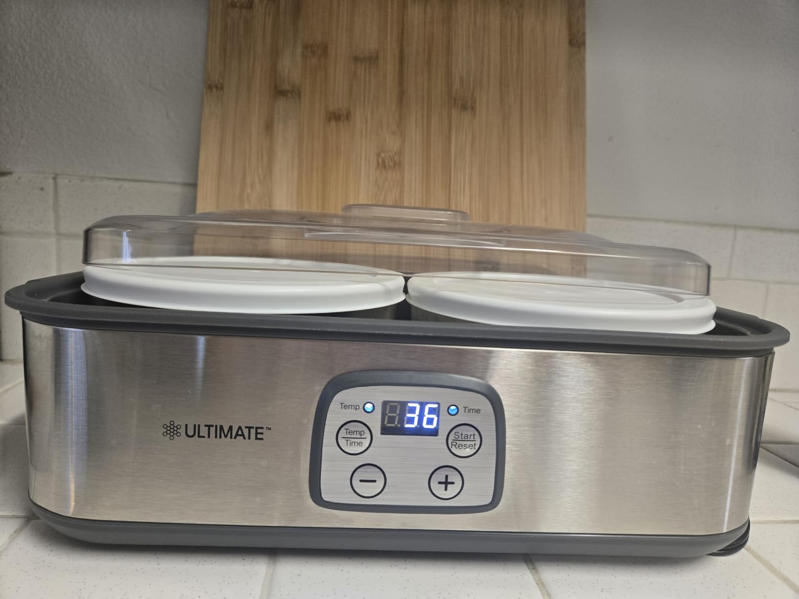 Ultimate Probiotic Yogurt Maker with Adjustable Temperature & Time Control - Make Trillions of Live Probiotics & Get Better Gut Health - ULTIMATE LIFETIME WARRANTY customer photo 1