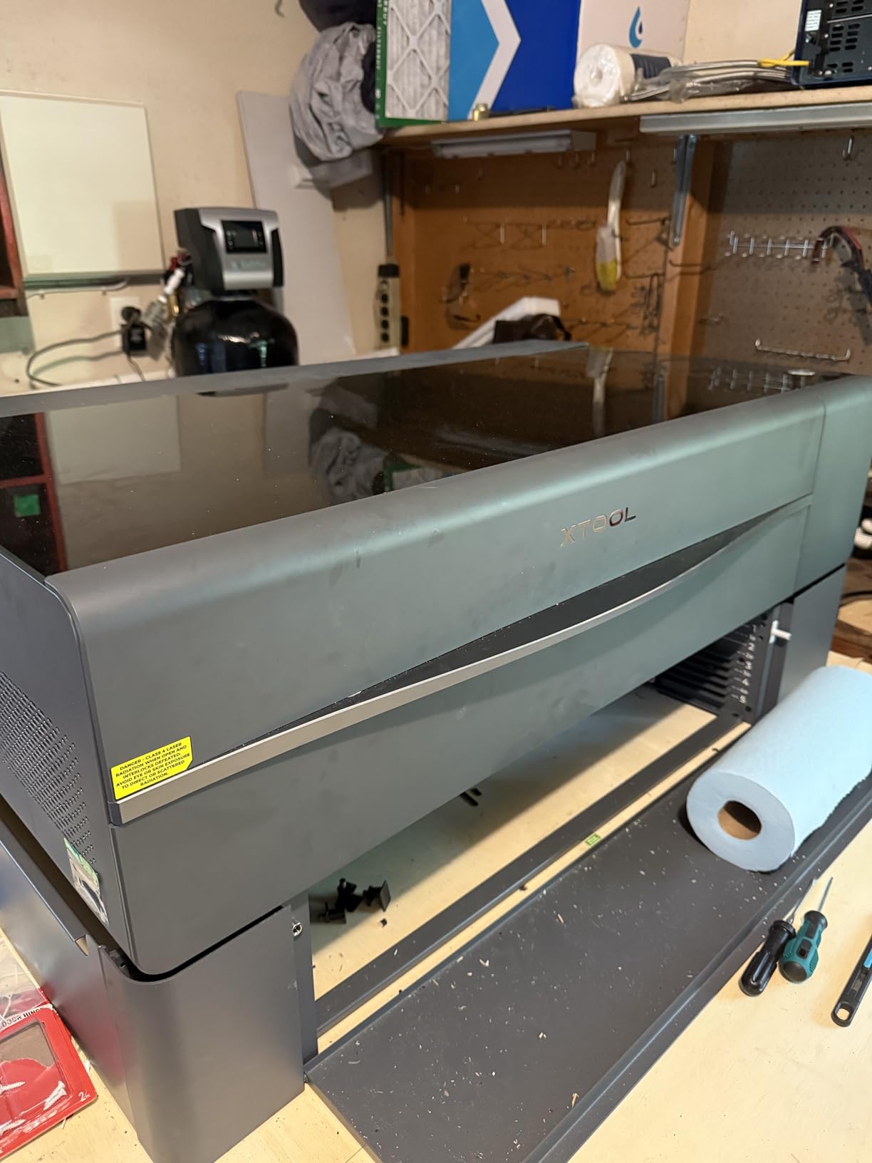 xTool P2S 55W CO2 Laser Cutter, Smart Desktop CO2 Laser Engraver and Cutter | Dual Smart 16MP Cameras, 3D Curved Cylinder Engraving, Create with Wood and Metal Acrylic Glass Fabric Leather customer photo 1