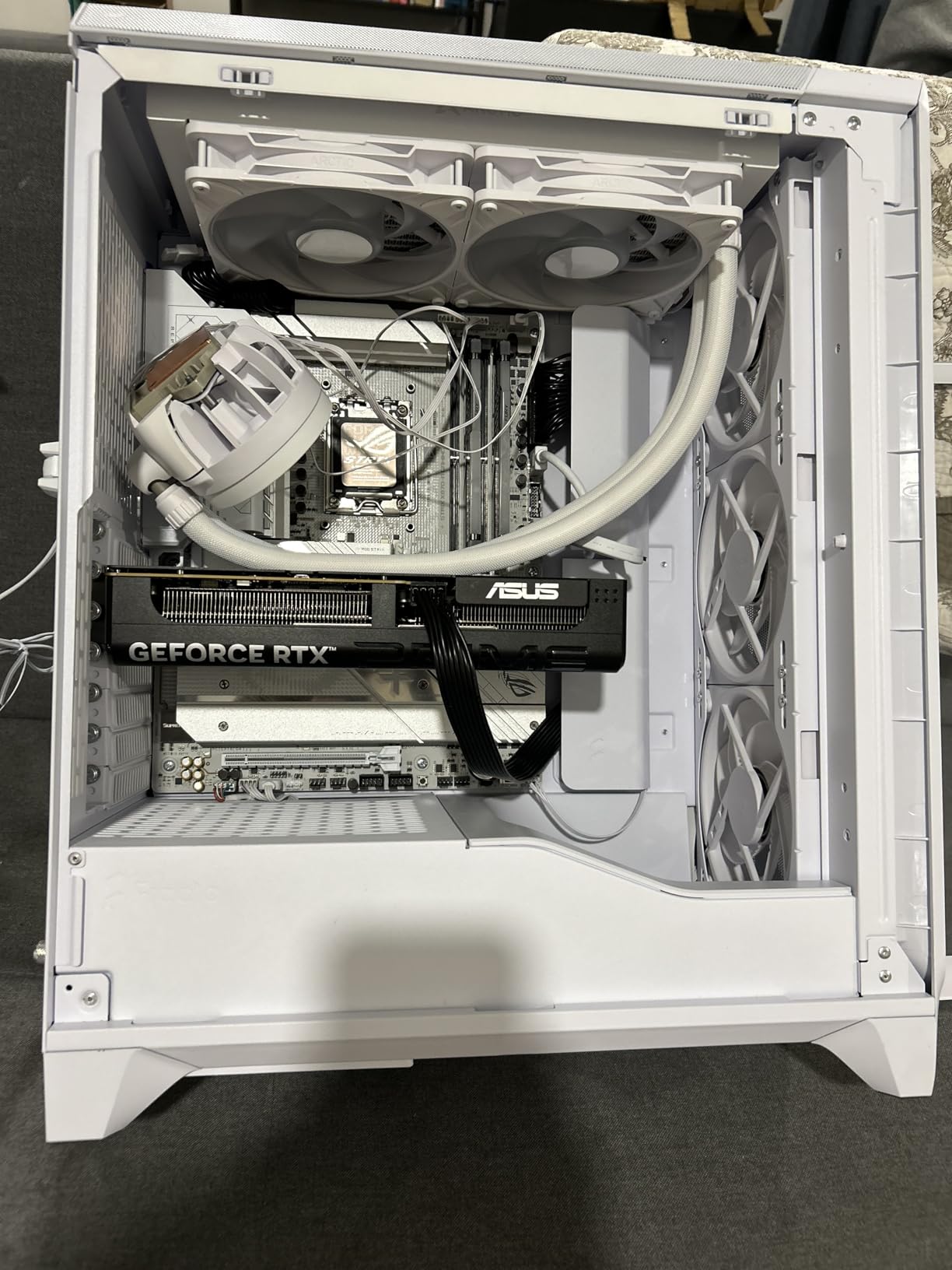 ASUS ROG Strix X870-A Gaming WiFi AMD AM5 X870 ATX Motherboard 16+2+2 Power Stages, Dynamic OC Switcher, Core Flex, DDR5 AEMP, WiFi 7, 4X M.2, PCIe 5.0, Q-Release Slim, USB4, AI OCing & Networking customer photo 1