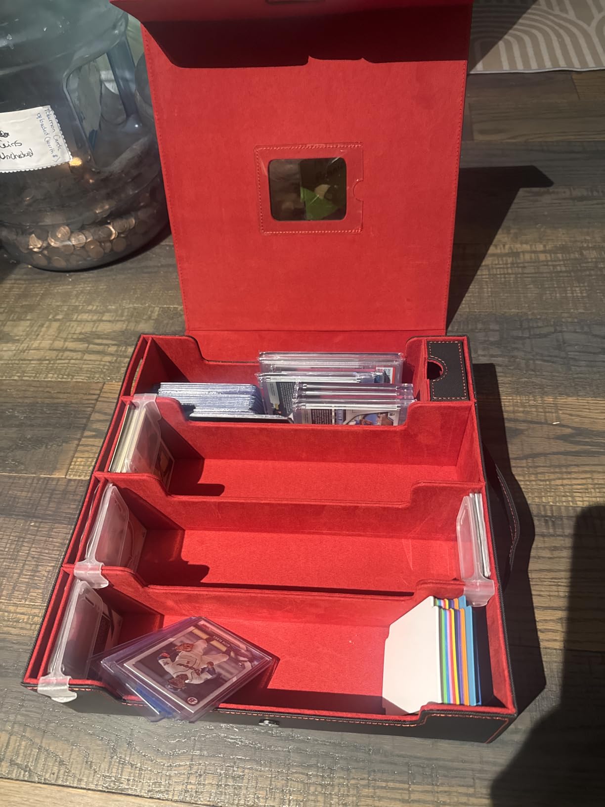 Gomyrod 4 Row 3200+ Trading Card Storage with Commander Display [US Patent] customer photo 2
