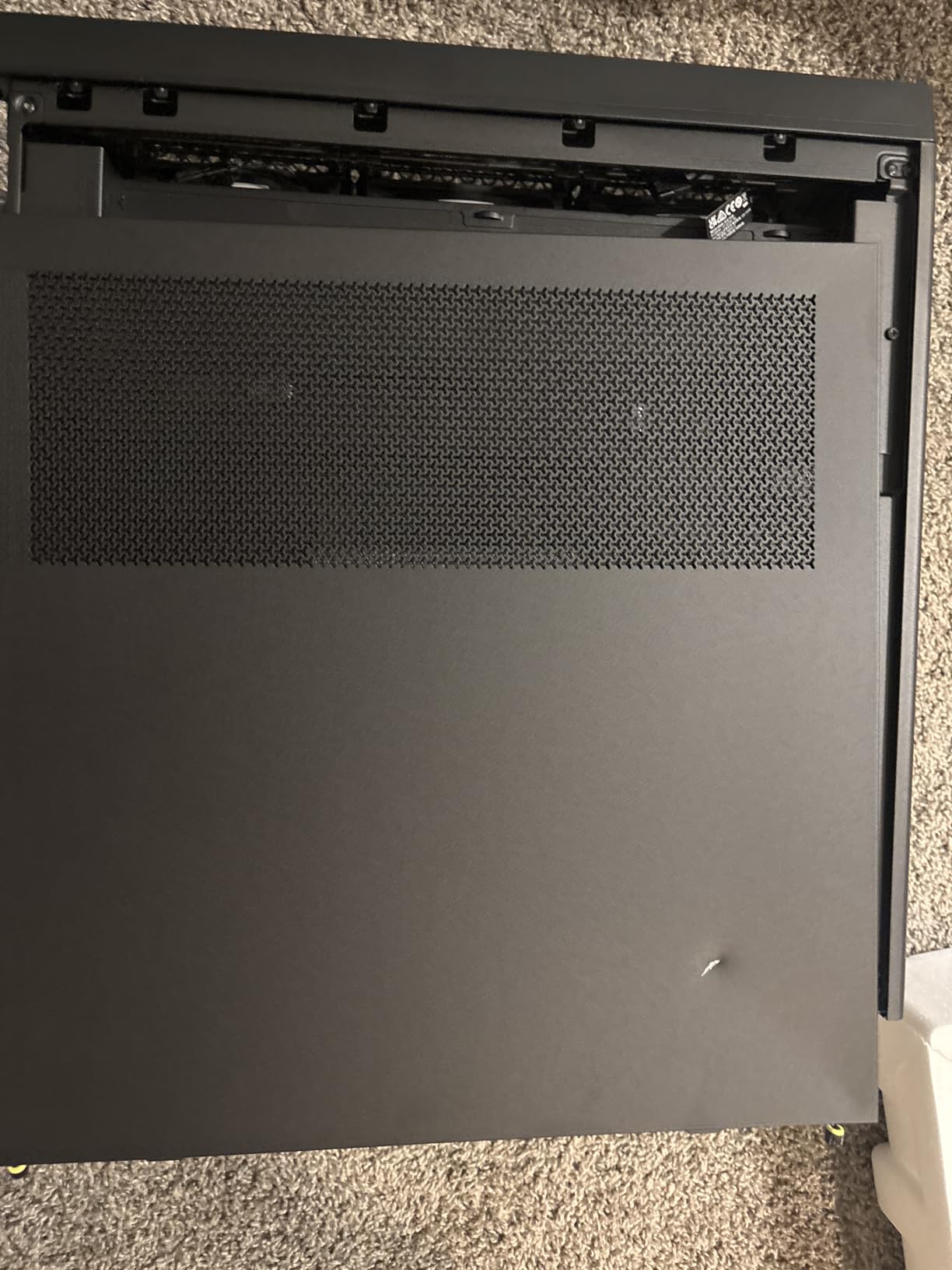 CORSAIR 4000D RS ARGB Frame Modular Mid-Tower ATX PC Case, High Airflow, 3X Pre-Installed RS Fans, InfiniRail Mounting System, ASUS BTF, MSI Zero, Gigabyte Stealth, Black customer photo 1
