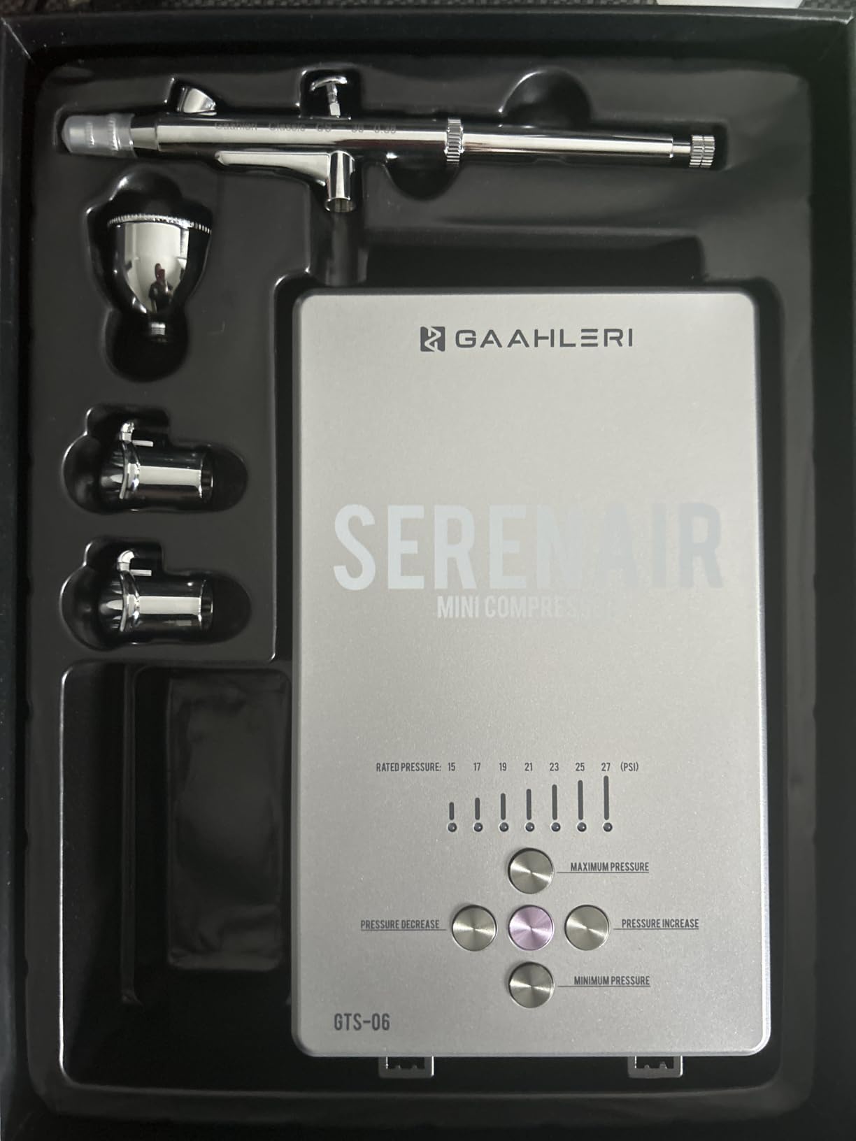 Gaahleri Airbrush Kit, Ambition Series GTS-06, Airbrush & Air Compressor with Air Control customer photo 1