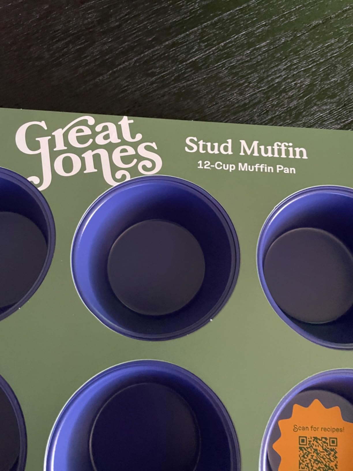 Great Jones Nonstick 12-Cup Muffin Pan (Raspberry) | Non Toxic customer photo 2