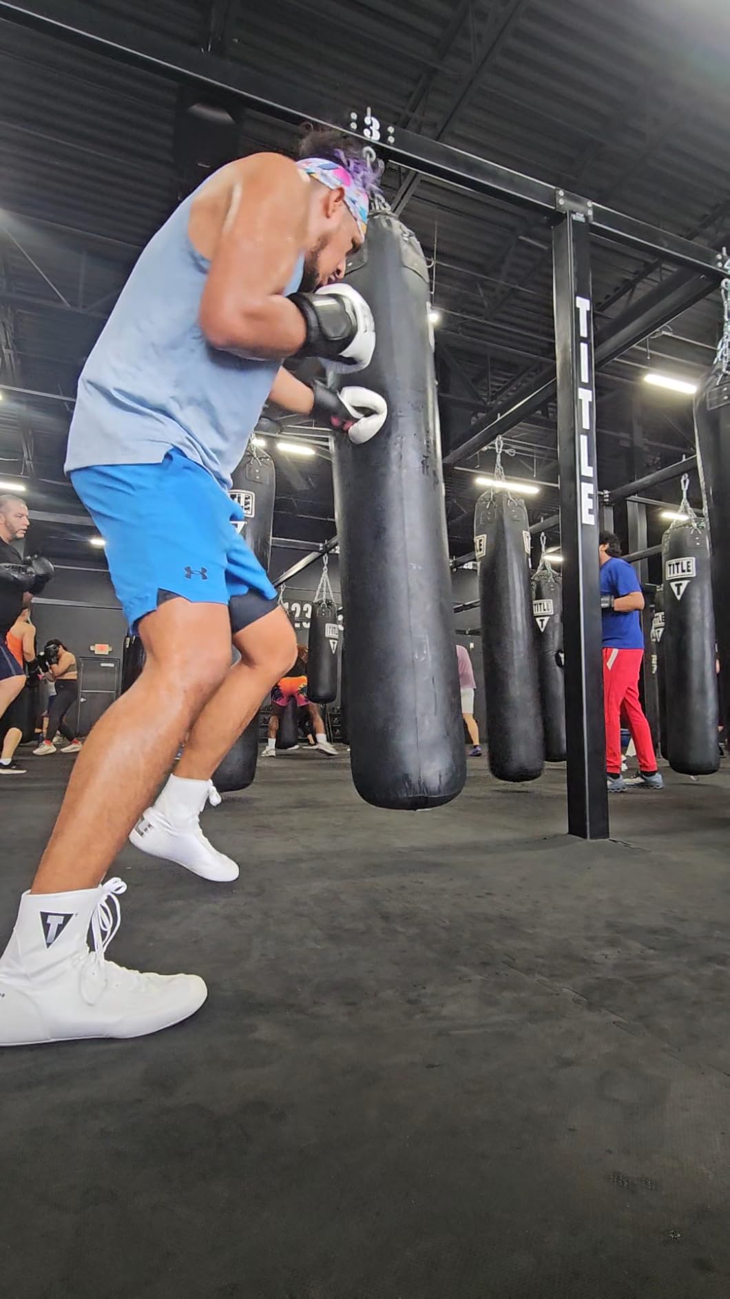 TITLE Boxing Speed-Flex Encore Mid-Top Shoes: Boxing Shoes, MMA Shoes, Boxing Boots, Kickboxing Shoes customer photo 1