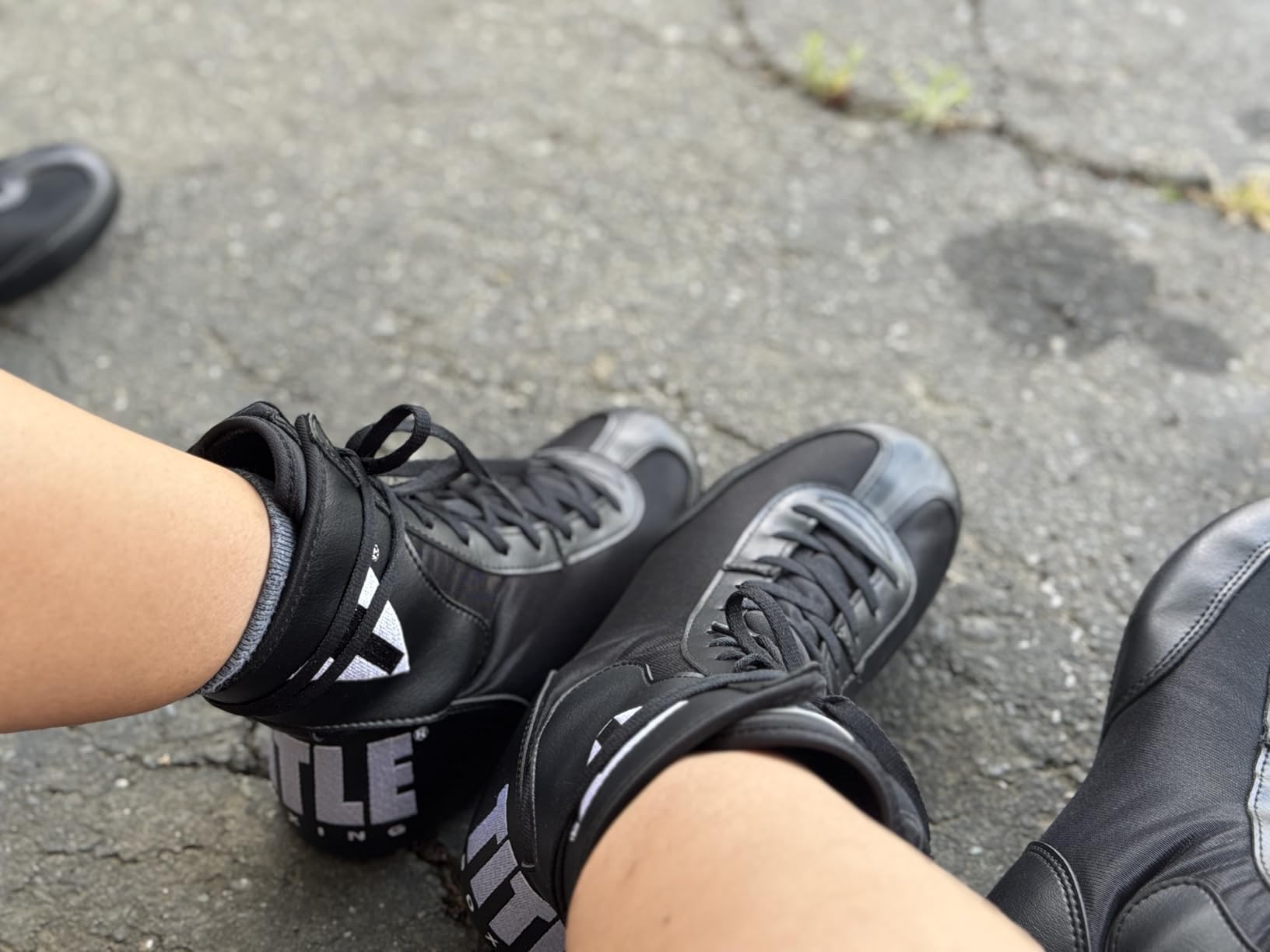 TITLE Boxing Speed-Flex Encore Mid-Top Shoes: Boxing Shoes, MMA Shoes, Boxing Boots, Kickboxing Shoes customer photo 2