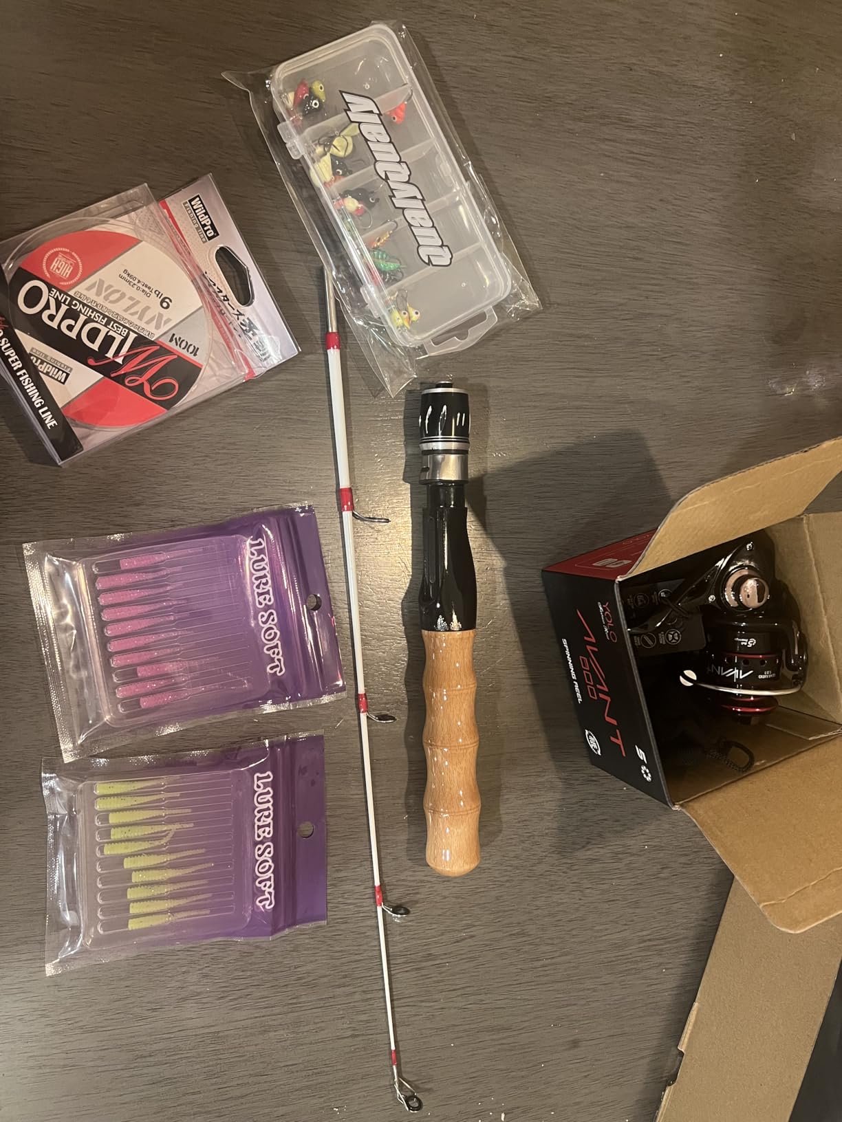 QualyQualy Ice Fishing Rod Reel Combo Complete Set Ice Fishing Gear with Backpack Seat customer photo 1
