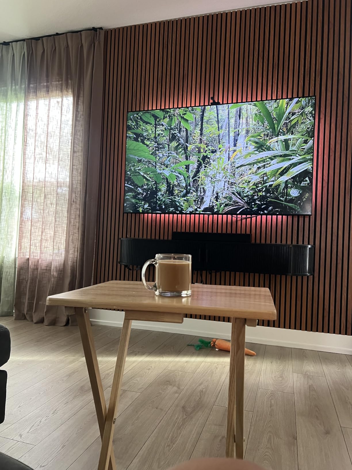 NeatiEase Wood Panels for Wall, 4-Piece 96