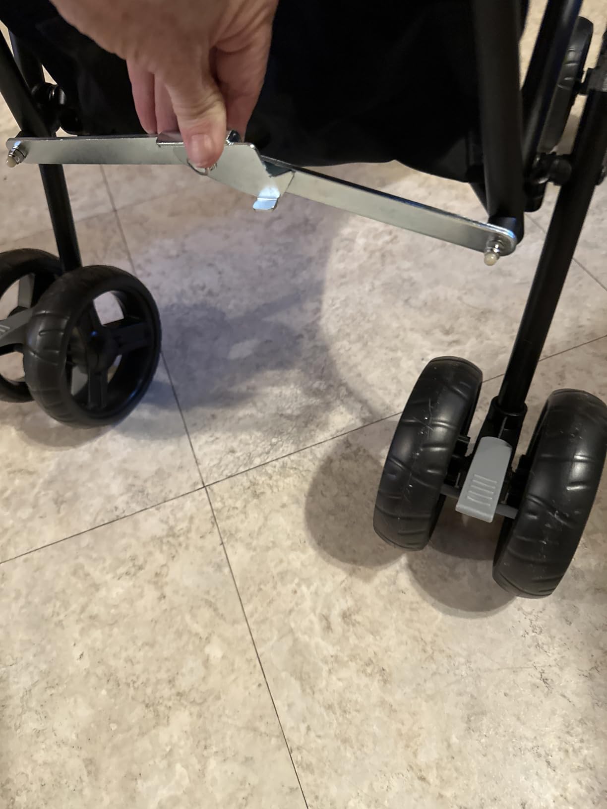 Ingenuity 3D Mini Convenience Stroller - Lightweight Stroller with Compact Fold, Multi-Position Recline, Canopy with Pop Out Sun Visor - Umbrella Stroller for Travel and More, Slate Grey customer photo 1