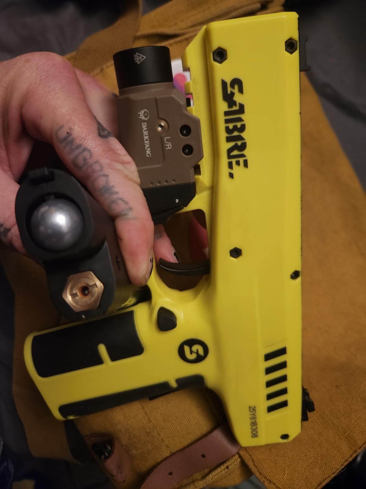 Sabre Home Defense Projectile Launcher, Large Size with (7) 0.68 Cal. Impact Projectiles, 40% More Stopping Power for Extra Home Protection, Holds Up to 7 Projectiles customer photo 2