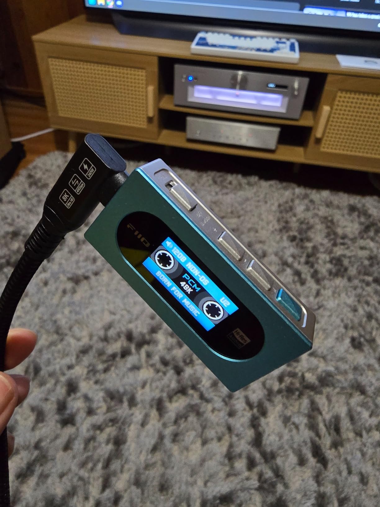 FiiO KA15 Portable DAC and Headphone Amplifier (Blue) customer photo 2