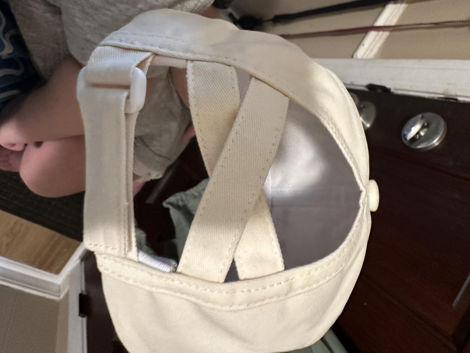 in My Mom Era Hat, Beige Baseball Cap Ponytail Cap | High Ponytail Hole, Minimalist Design, Mothers & New Mom Gifts customer photo 1
