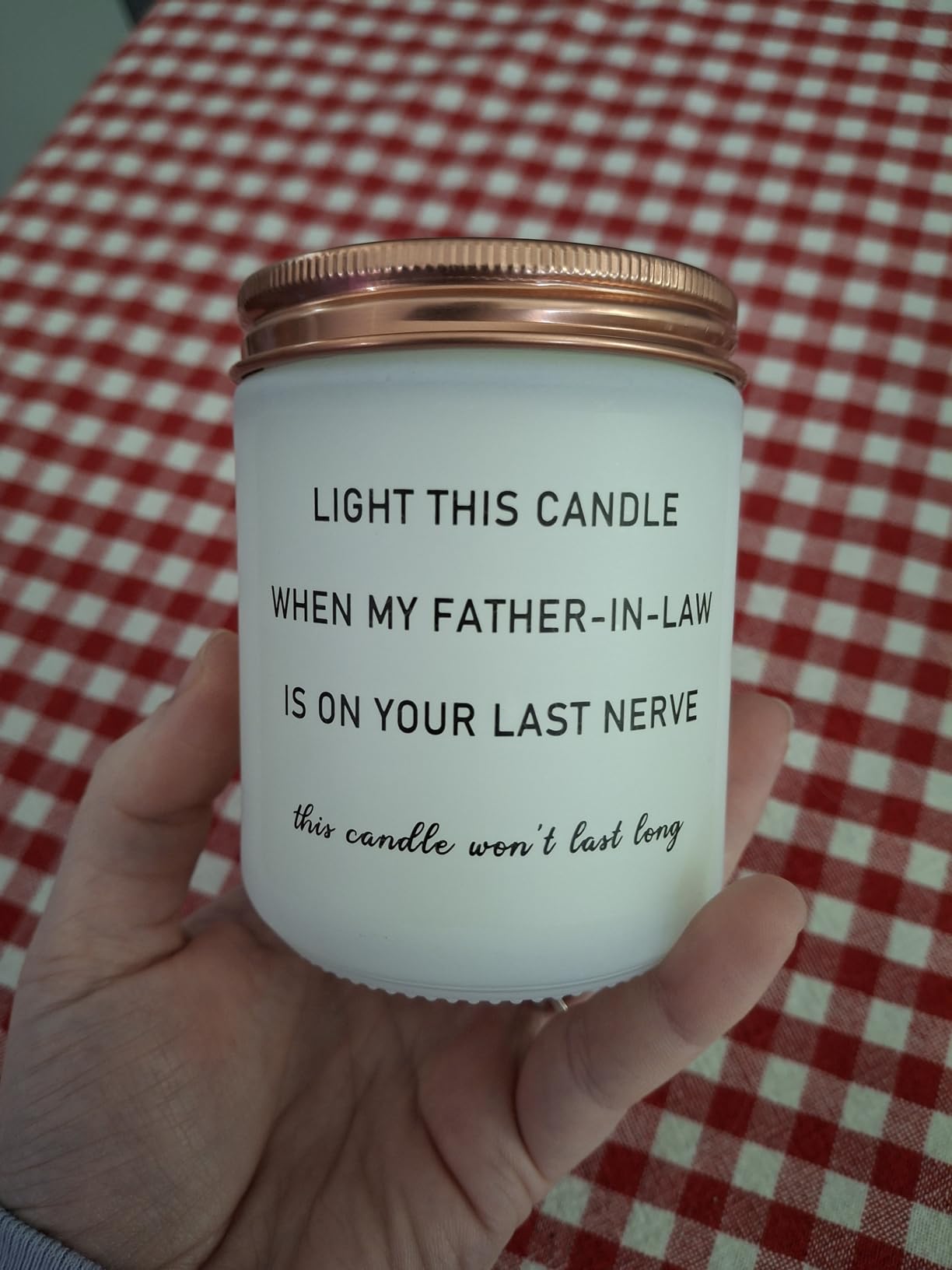 Homsolver Mother in Law Gifts, Mothers Day Birthday Gifts for Mother-in-Law, Anniversary Retirement Gift for Mom from Daughter Son in Law, Funny Lavender Candle Gift for Mom in Law customer photo 2