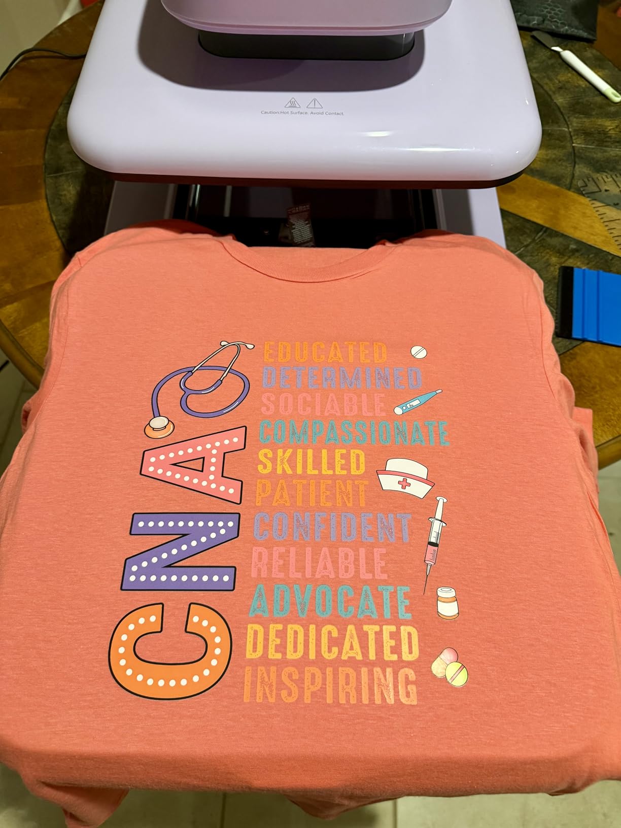 HTVRONT Auto Heat Press 2 - Adjustable Pressure Heat Press Machine 15X15 | Heats Up Fast & Evenly Heat Press with Higher Heating Height for HTV, Sublimation, Heat Transfer Projects customer photo 2