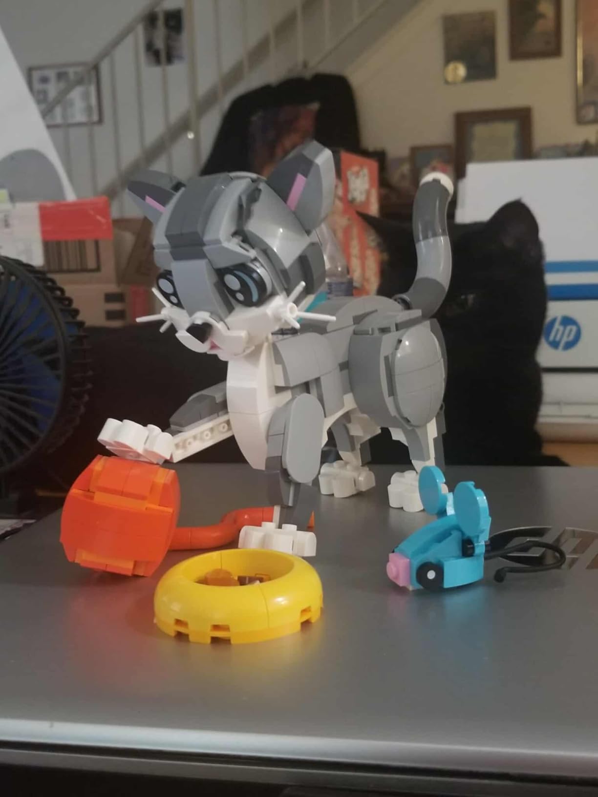 LEGO Creator 3 in 1 Playful Cat Toy - Building Toy with 3 Building Options, Cat, Dog, or Pigeon - Birthday Gift for Kids - Animal Figures for Kids, Girls and Boys, Ages 8+ - 31163 customer photo 1