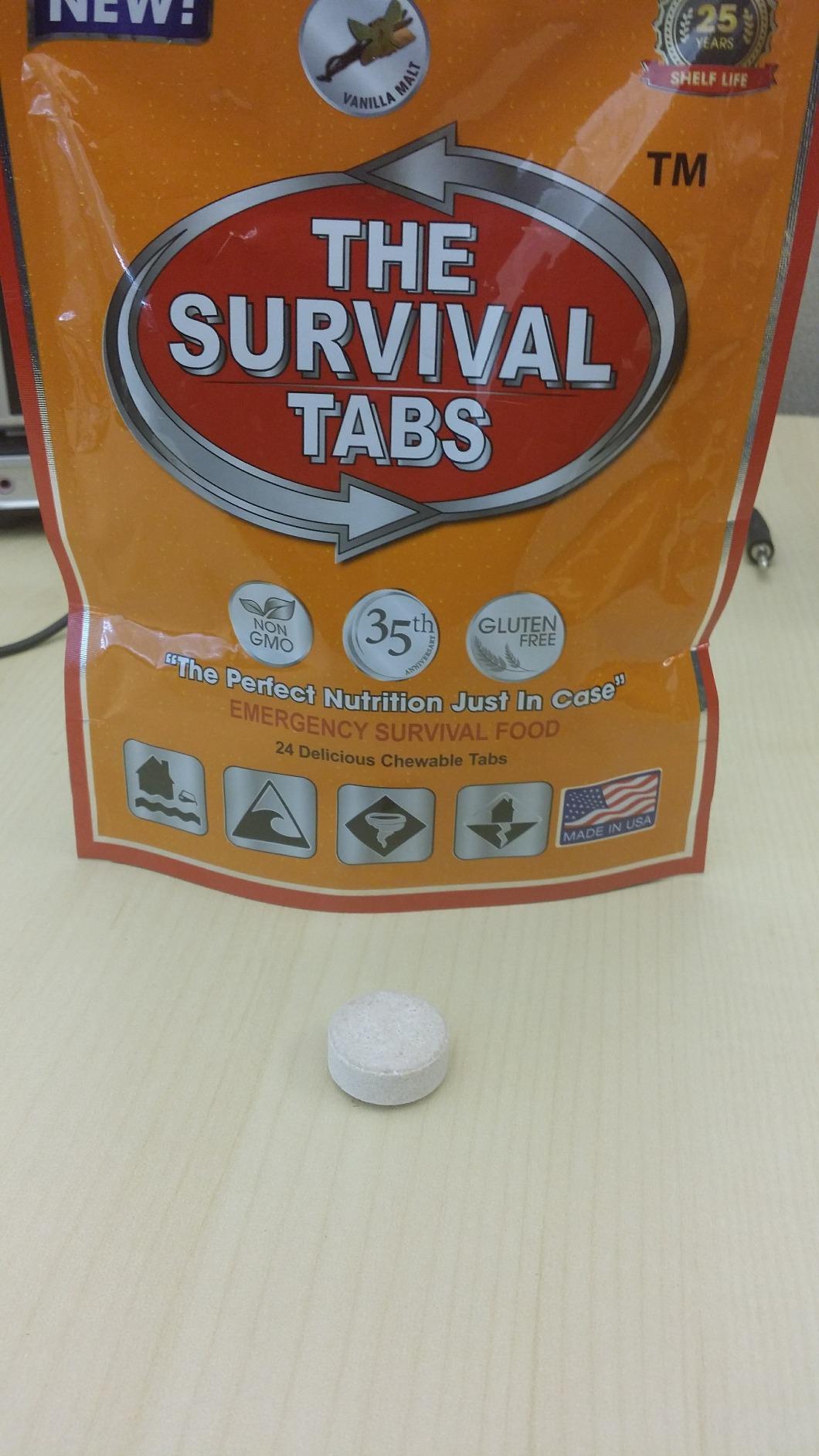 Survival Tabs - Emergency Food Supply - 8-Day Original Tabs, Disaster Ready | Delivers 15 vitamins and minerals to keep your body nourished daily - ideal for hiking, camping, or any bug out bag essential customer photo 1