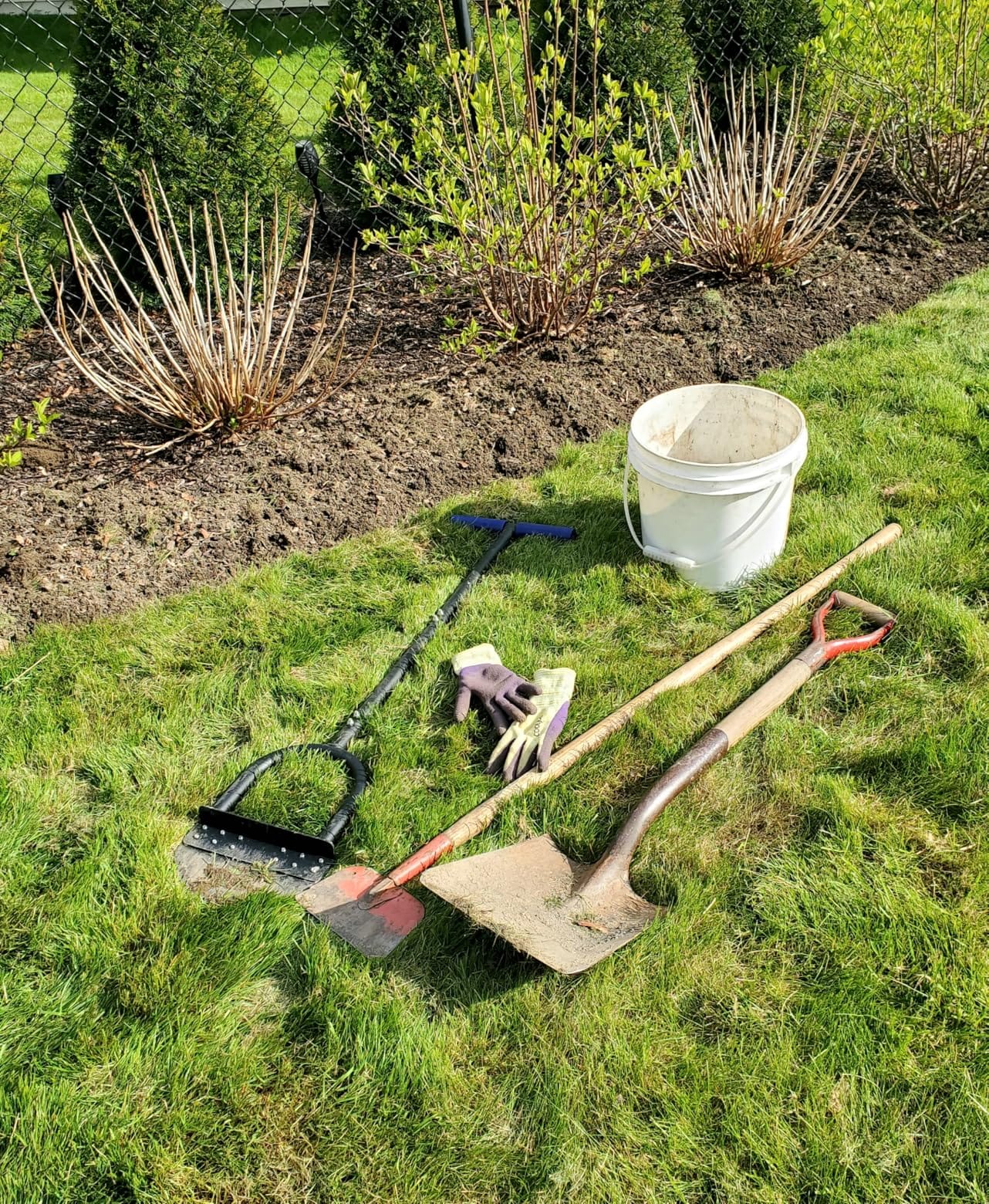 Edger Lawn Tool 41in Border Edger with Tempered Spring Steel Blade | Long Rubber Handle Wide Footplate Rustproof Manganese Steel Half Moon Edger for Garden Maintenance customer photo 1