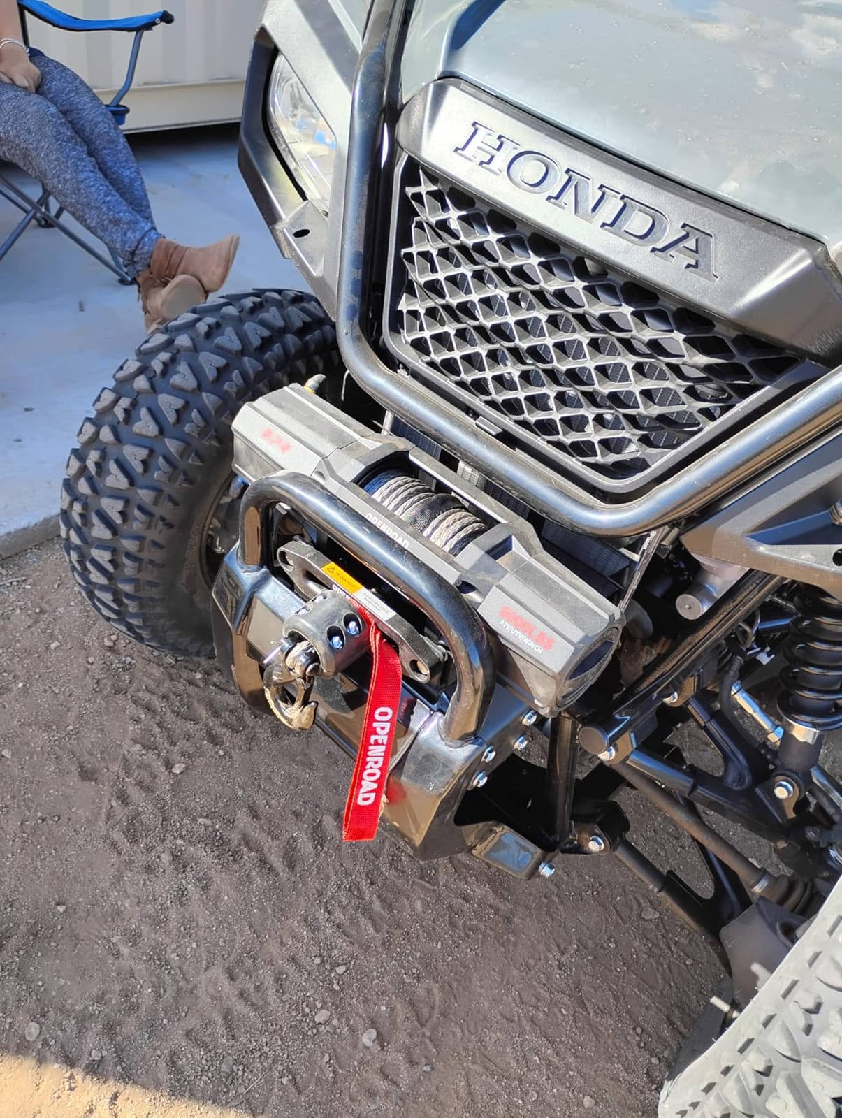 OPENROAD 12000 lbs Winch with Synthetic Rope and 2 Wireless Remotes - Panther Series 3S customer photo 1
