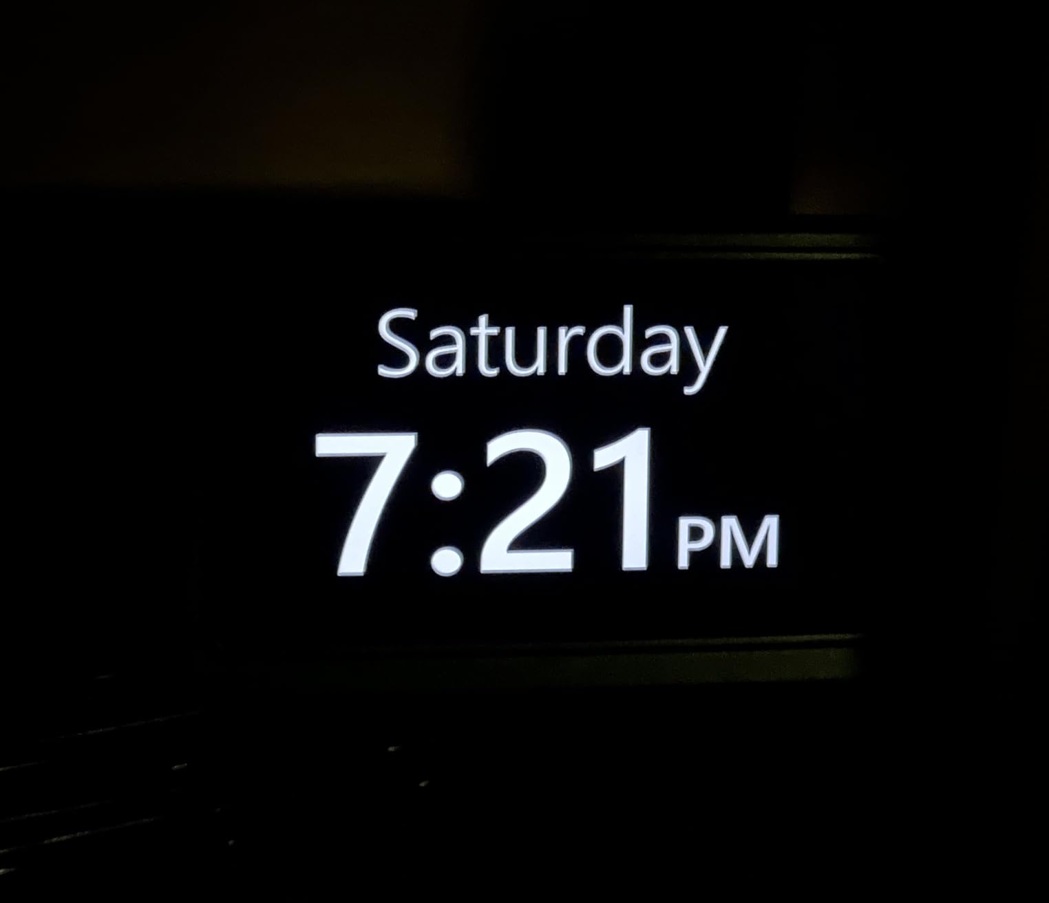 Clock with Day and Date for Elderly, 7