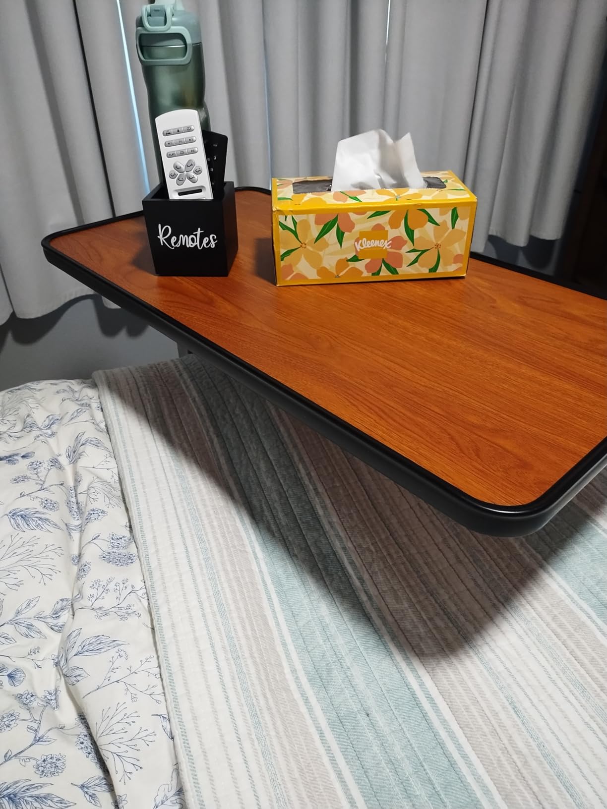Medical king Adjustable Overbed Bedside Table with Wheels Bed Desk Over Bed with Wheels Hospital Table for Hospital and Home Use customer photo 2