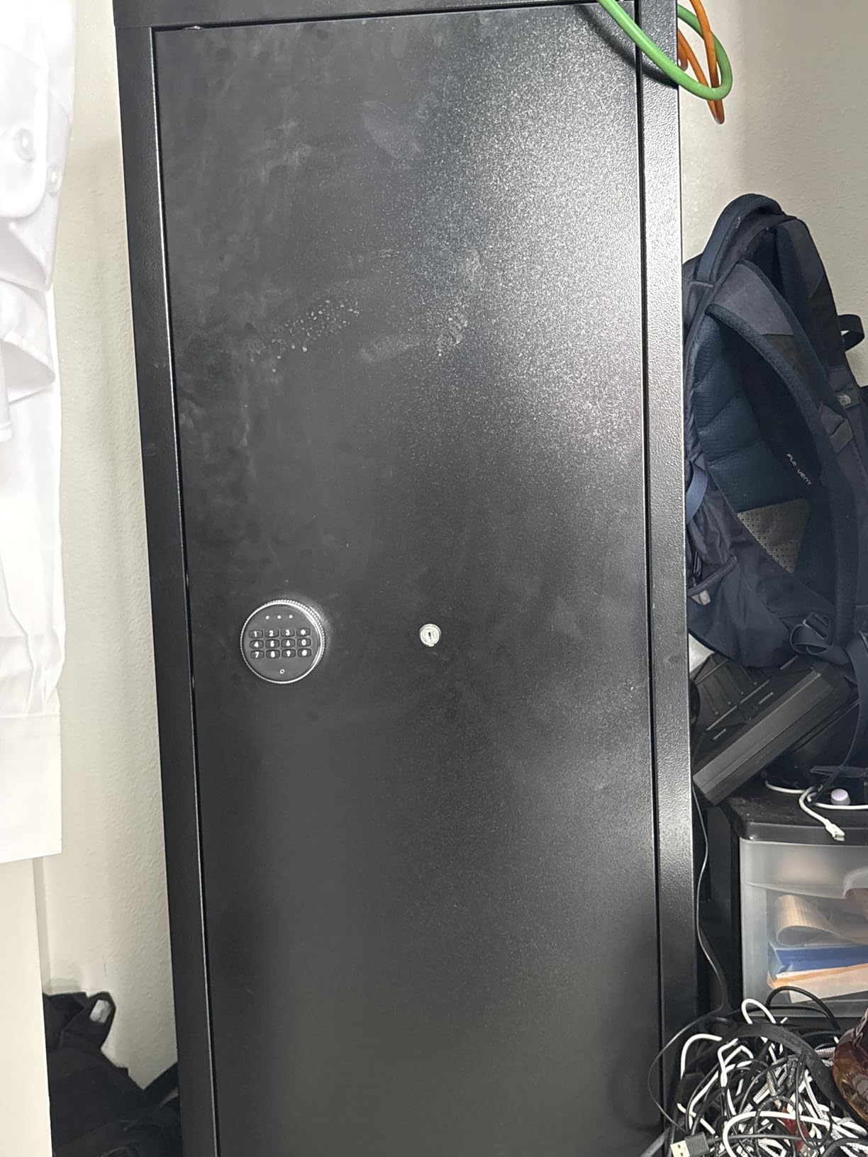 Superday 14-16 Rifle Gun Safe with Keyboard, Quick Access Large Gun Safe for Rifles, Locking Fireproof Gun Cabinet Rifle Safe with Gun Safes Pockets and Adjustable Rifle Rack for Home, Office customer photo 2