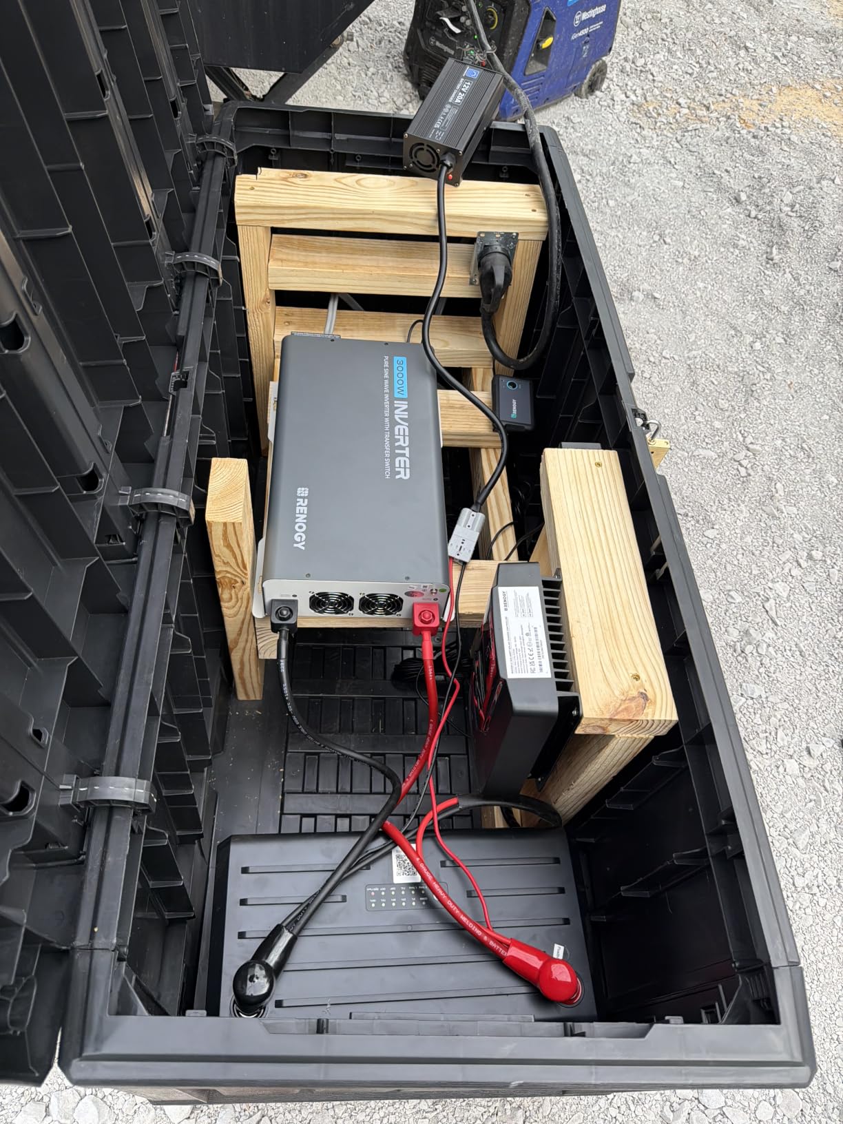 Renogy Inverter PUH, 3000W Pure Sine Wave Power Inverter with UPS Transfer Switch & Bluetooth, 12V DC to 120V AC Converter for RV, Truck, Home, Camping - 6000W Surge Power, Remote Monitoring customer photo 1