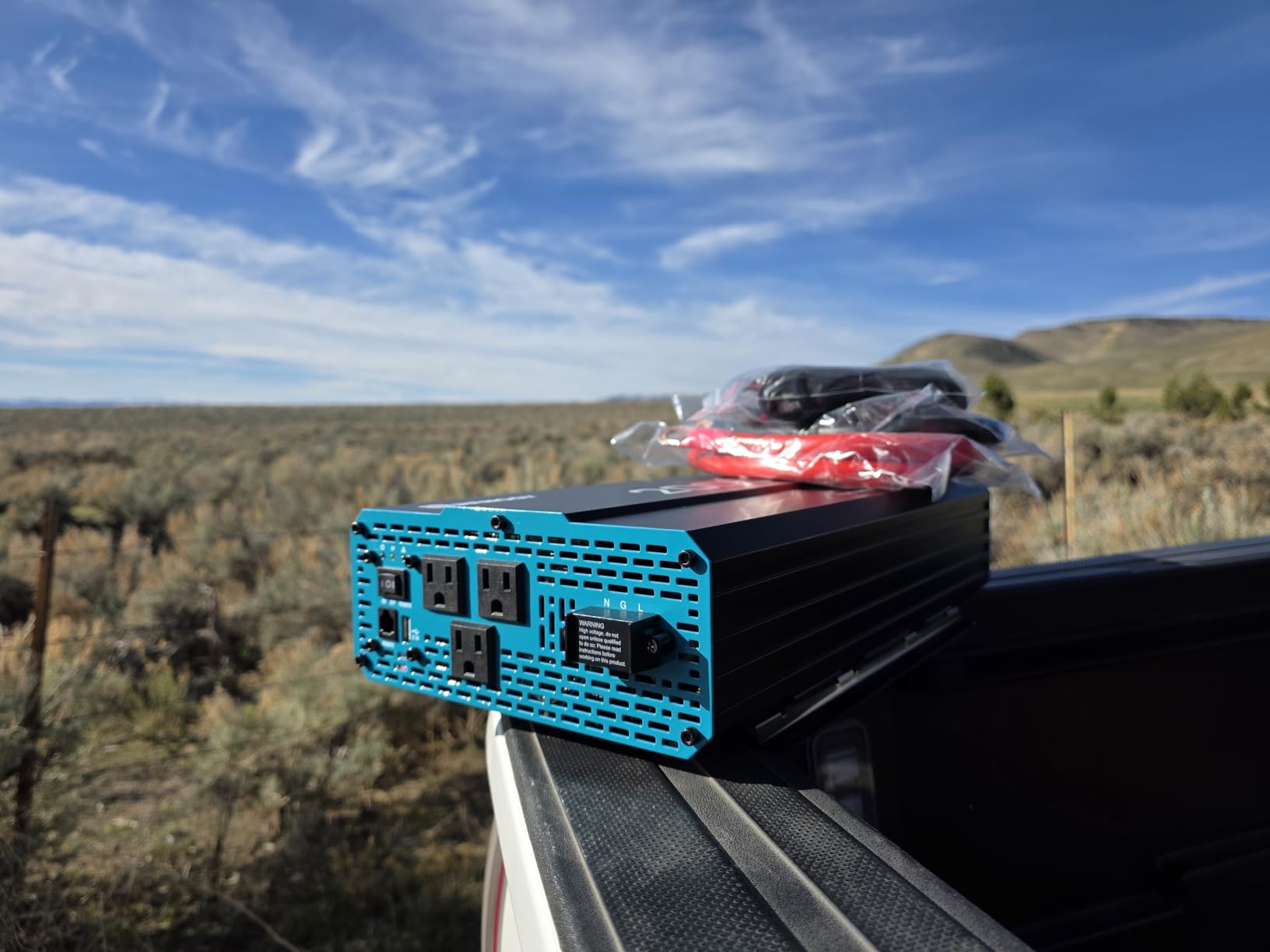 Renogy Inverter PUH, 3000W Pure Sine Wave Power Inverter with UPS Transfer Switch & Bluetooth, 12V DC to 120V AC Converter for RV, Truck, Home, Camping - 6000W Surge Power, Remote Monitoring customer photo 2