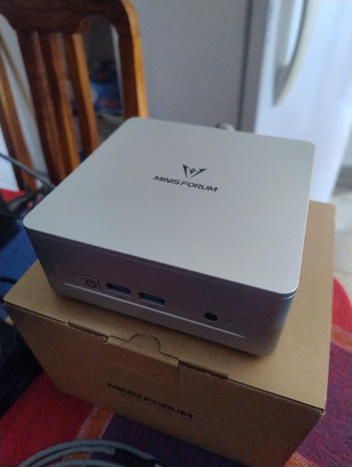 MINISFORUM UM870 Slim Mini PC Barebone AMD Ryzen 7 8745H Mini Computer (8C/16T, Up to 4.9GHz), Support DDR5 RAM, M.2 2280 SSD, 8K@60Hz HDMI 2.1/USB4 Output, WIFI6E/BT5.3/Auto Power On (No RAM/SSD/OS) customer photo 1