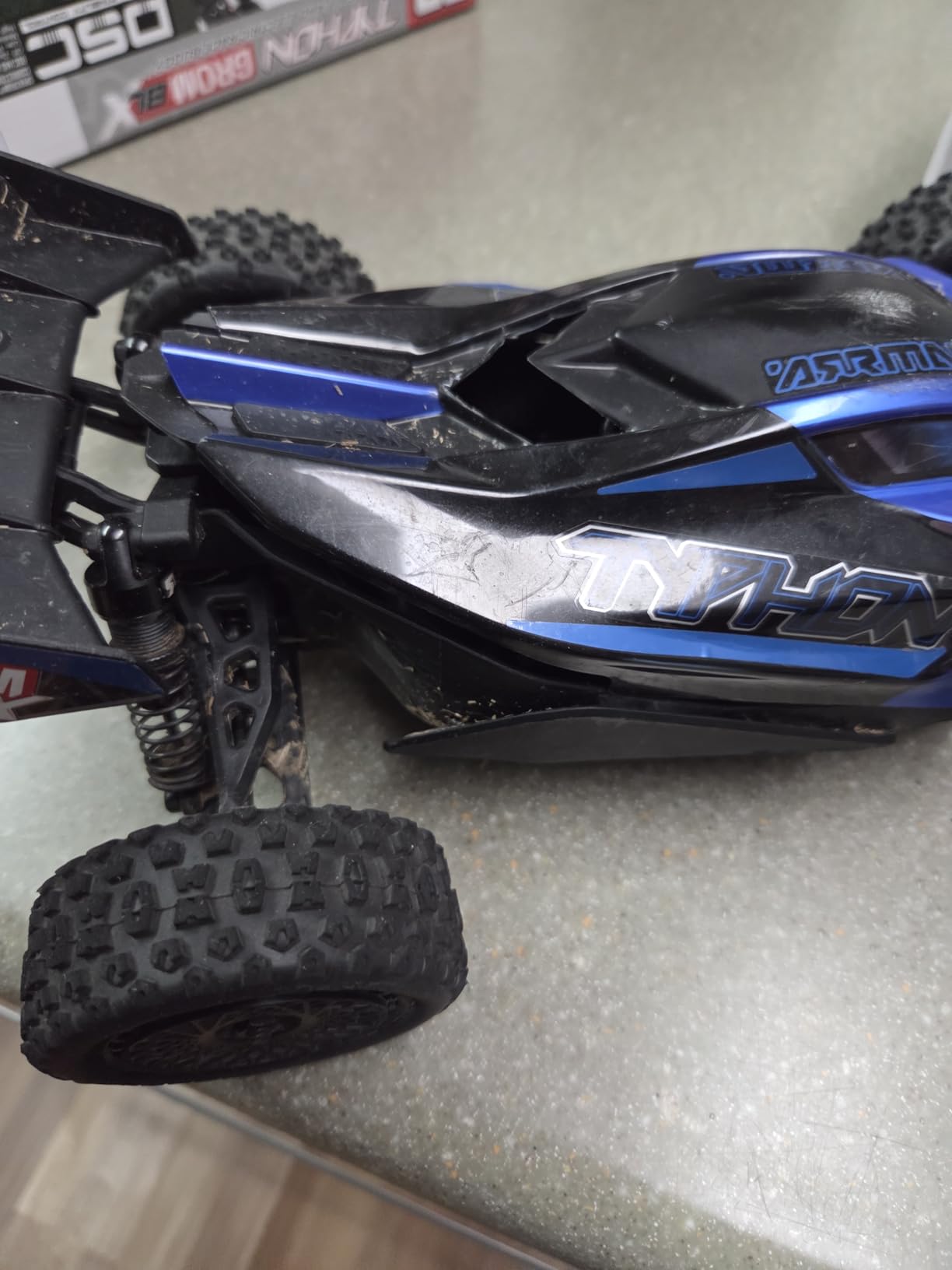 ARRMA Typhon GROM 4X4 223S BLX Brushless RC Buggy, RTR, Blue | Small Scale, DSC, Battery & Charger Included, ARA2306ST2 customer photo 2