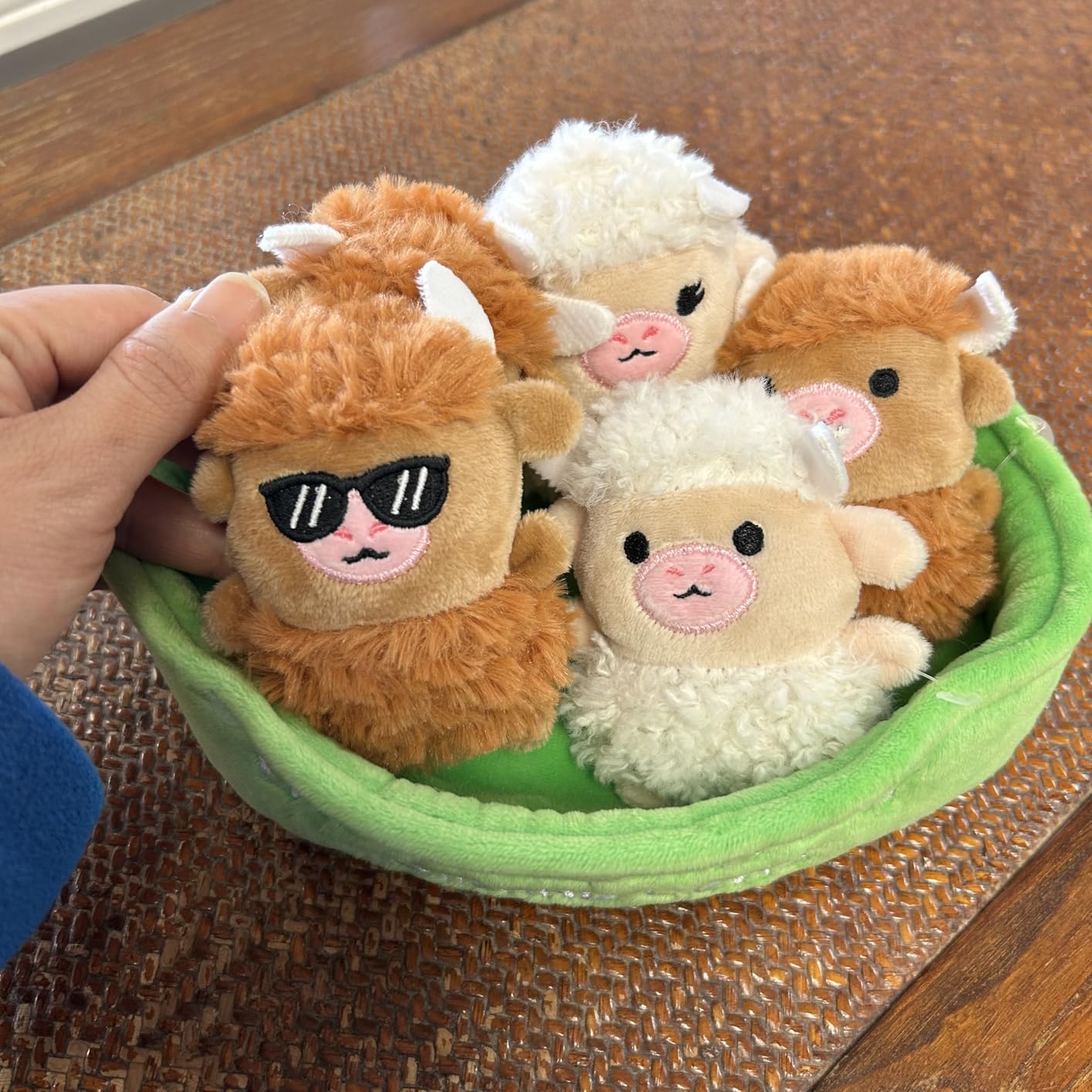Emotional Support Kitties, Cuddly Stuffed Animals by Relatable | Squishy Toys and Plushies, Gifts for Loved Ones of All Ages, Includes 5 Plushies with Carrying Basket customer photo 1