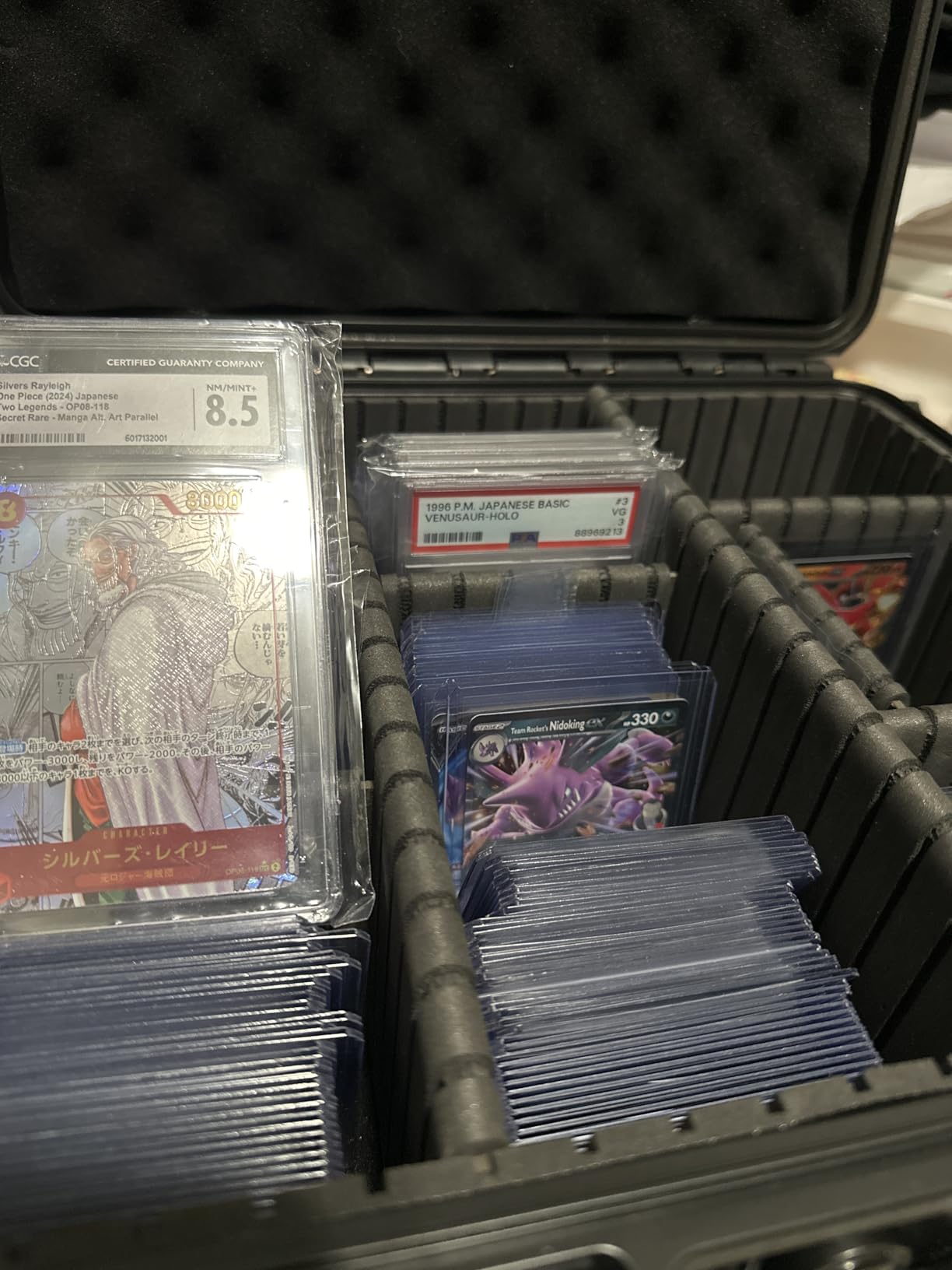 Graded Card Case Storage Box: Trading Card Storage Box with 9 Dividers | Waterproof Hard Slab Case for Toploader PSA BGS SGC Sports Baseball Football Basketball Magnetic, Holds 600+ Top Loaders customer photo 2