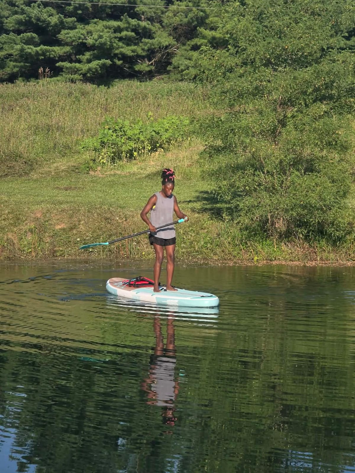 Niphean Inflatable Stand Up Paddle Board with SUP Accessories | 10'6'' SUP, Anti-Slip EVA Deck, 450 lbs Capacity Inflatable Paddle Boards for Adults & Youth customer photo 1