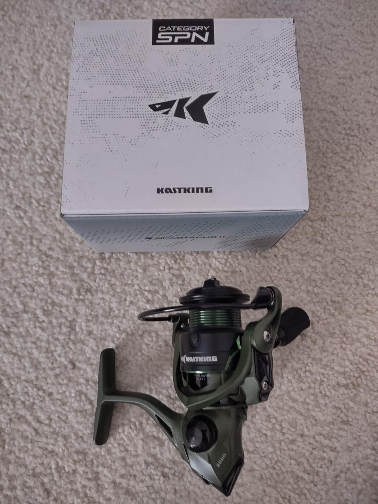 KastKing Spartacus II Twin-Tip Fishing Rod and Reel Combo, Spinning & Casting Combo, Fishing Poles and Reels Combo, KastFlex IM6 Graphite Blanks, 2-Piece Rods with Extra Tip customer photo 2